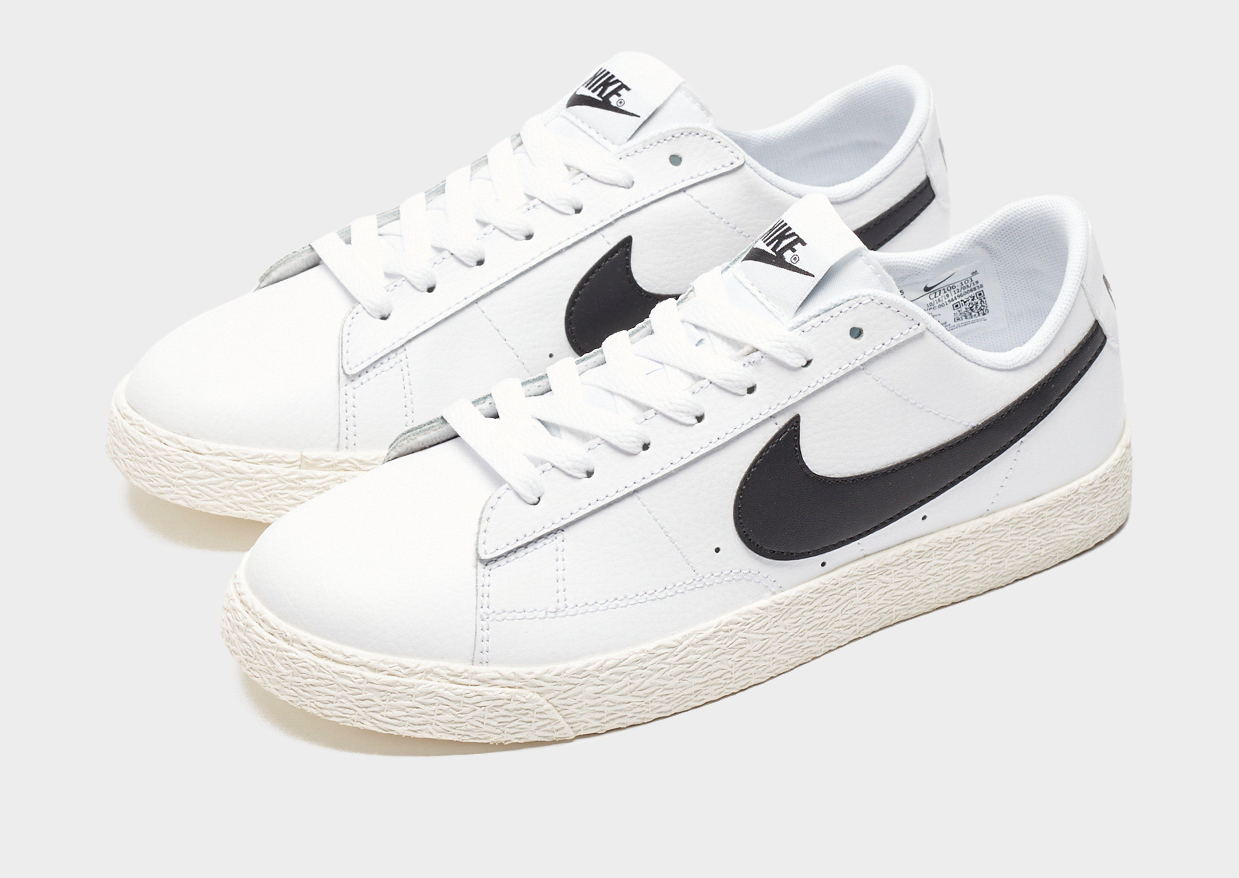 nike blazer junior white