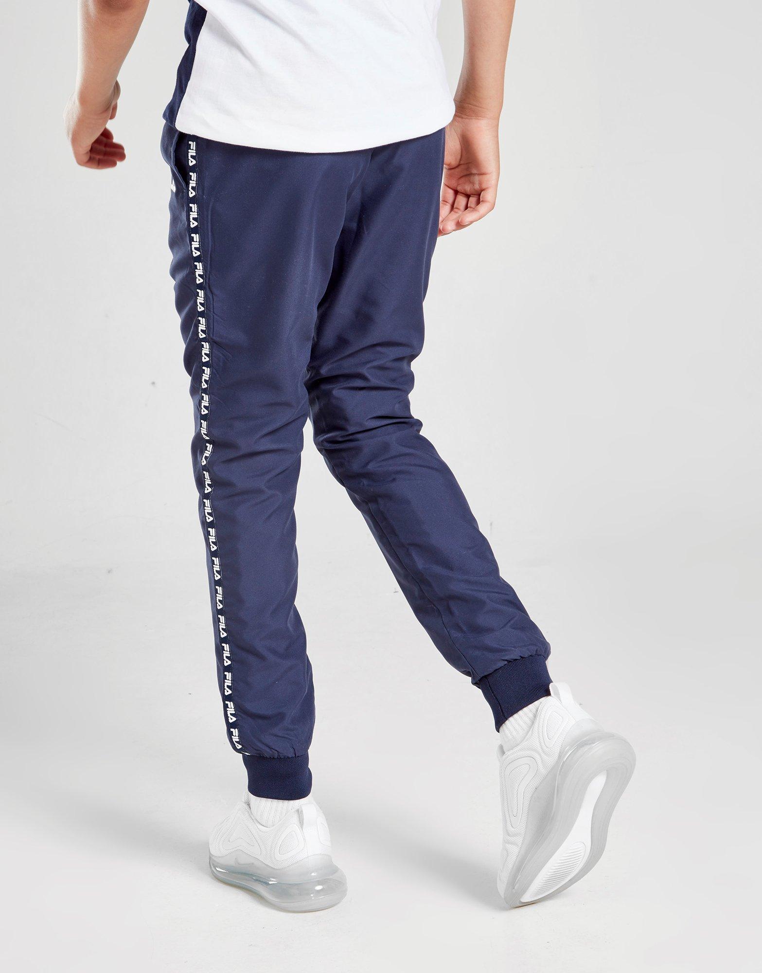 lacoste tape woven track pants junior