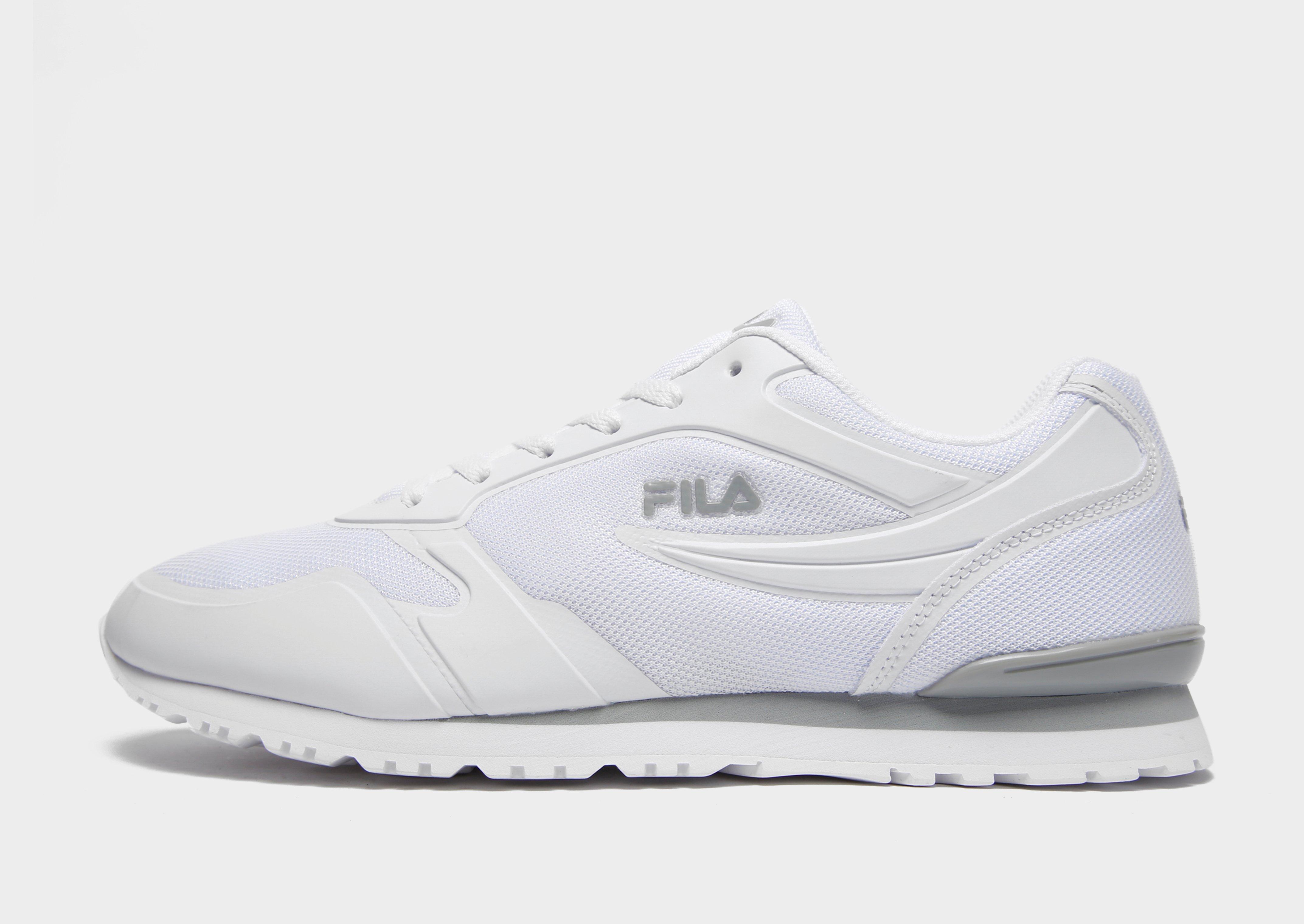 white and gold fila