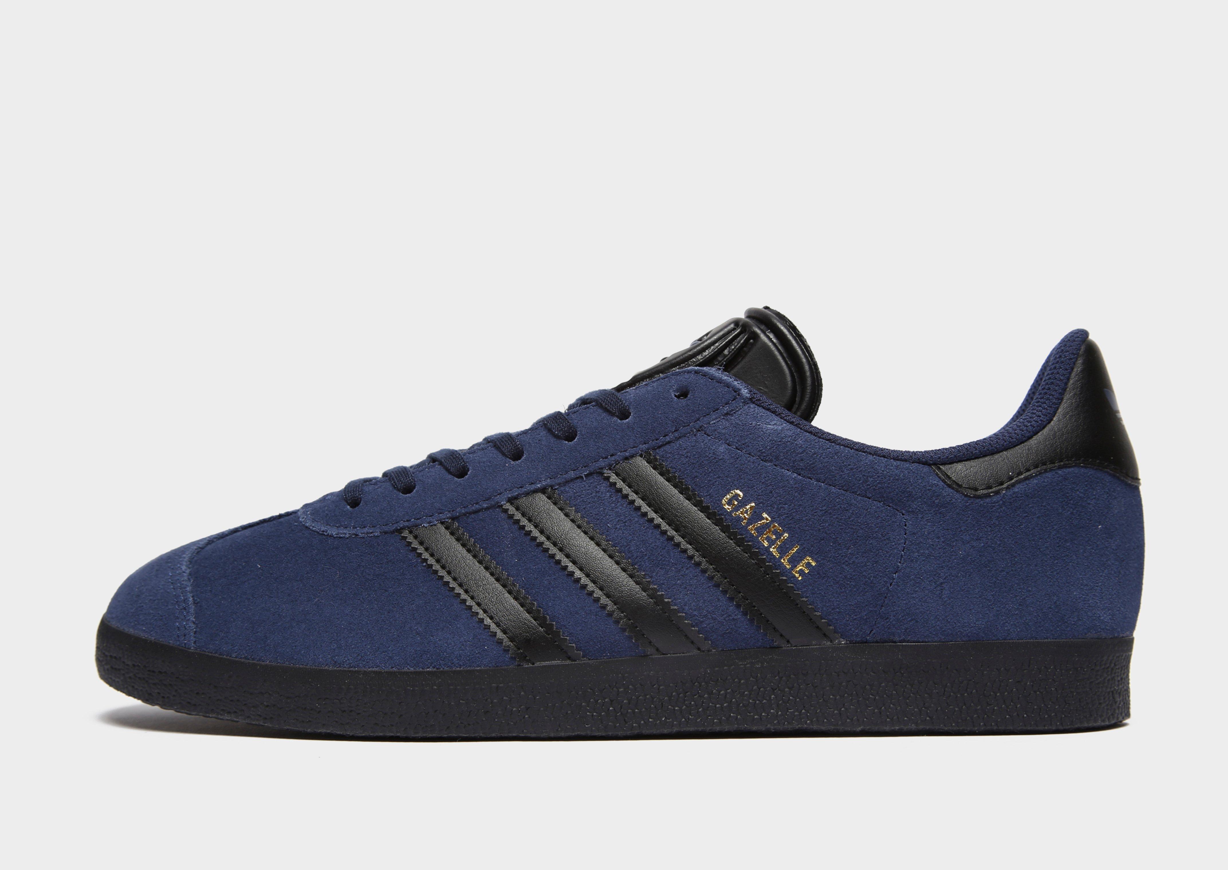 adidas gazelle blue black