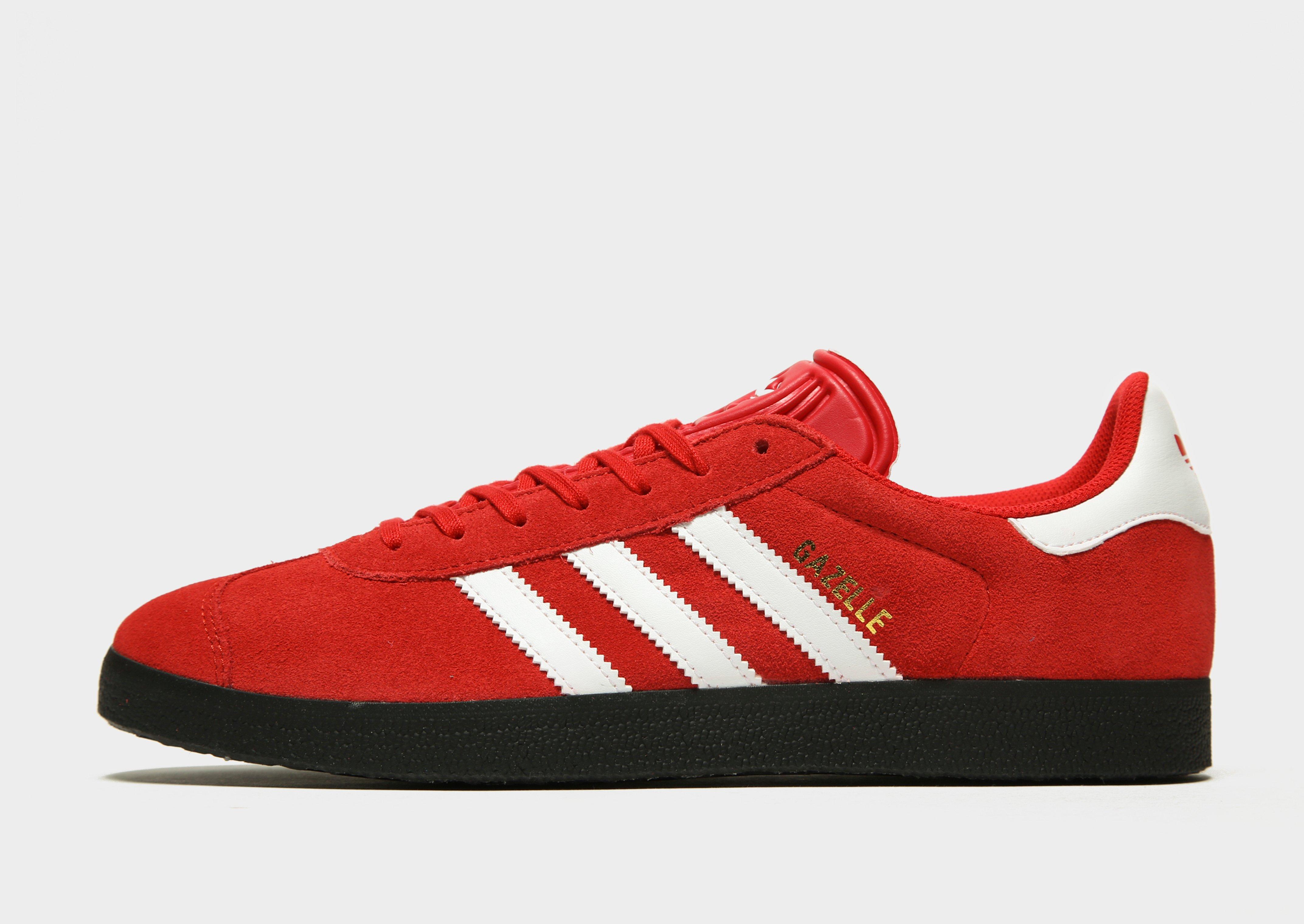 red black gazelle adidas