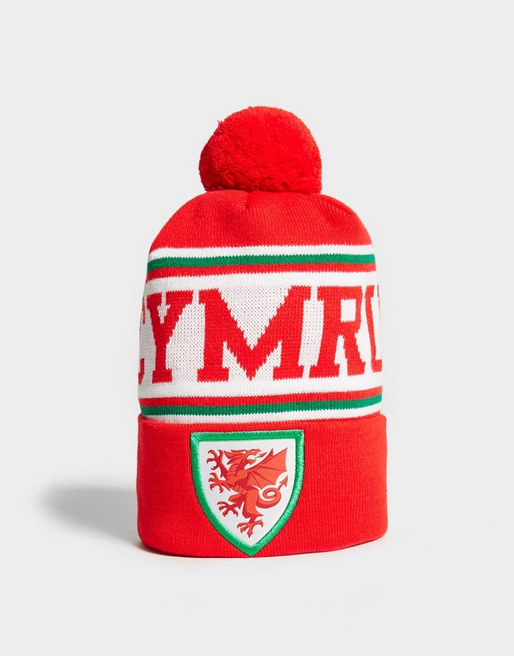 Buy Red Official Team Wales FA Bobble Hat JD Sports JD Sports Ireland
