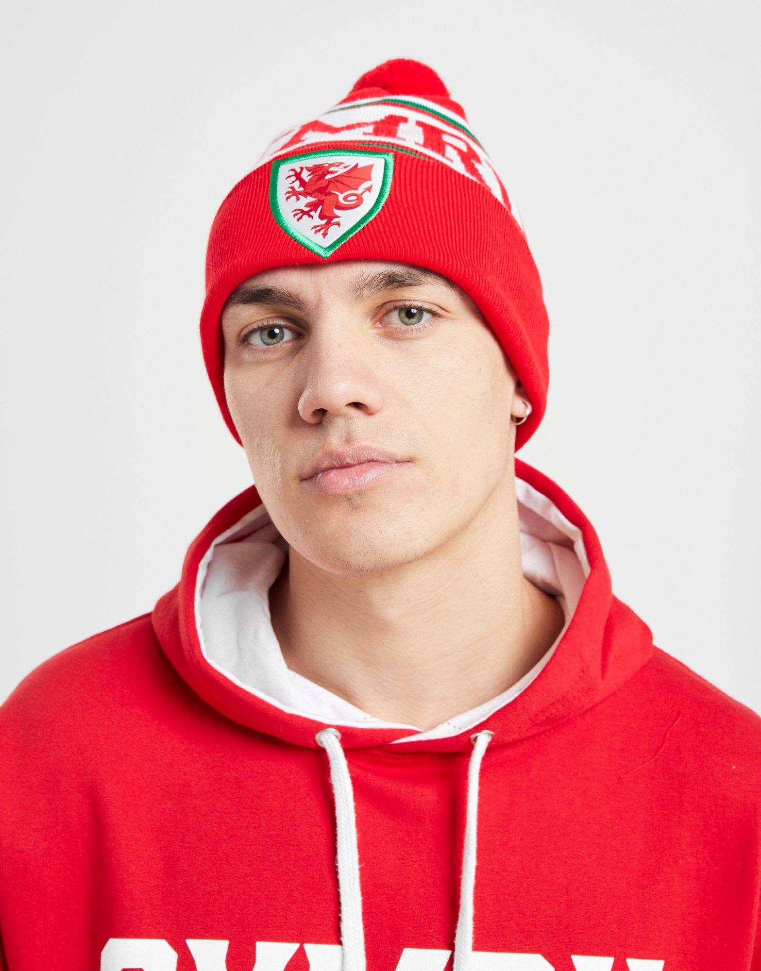 Official Team Wales FA Bobble Hat