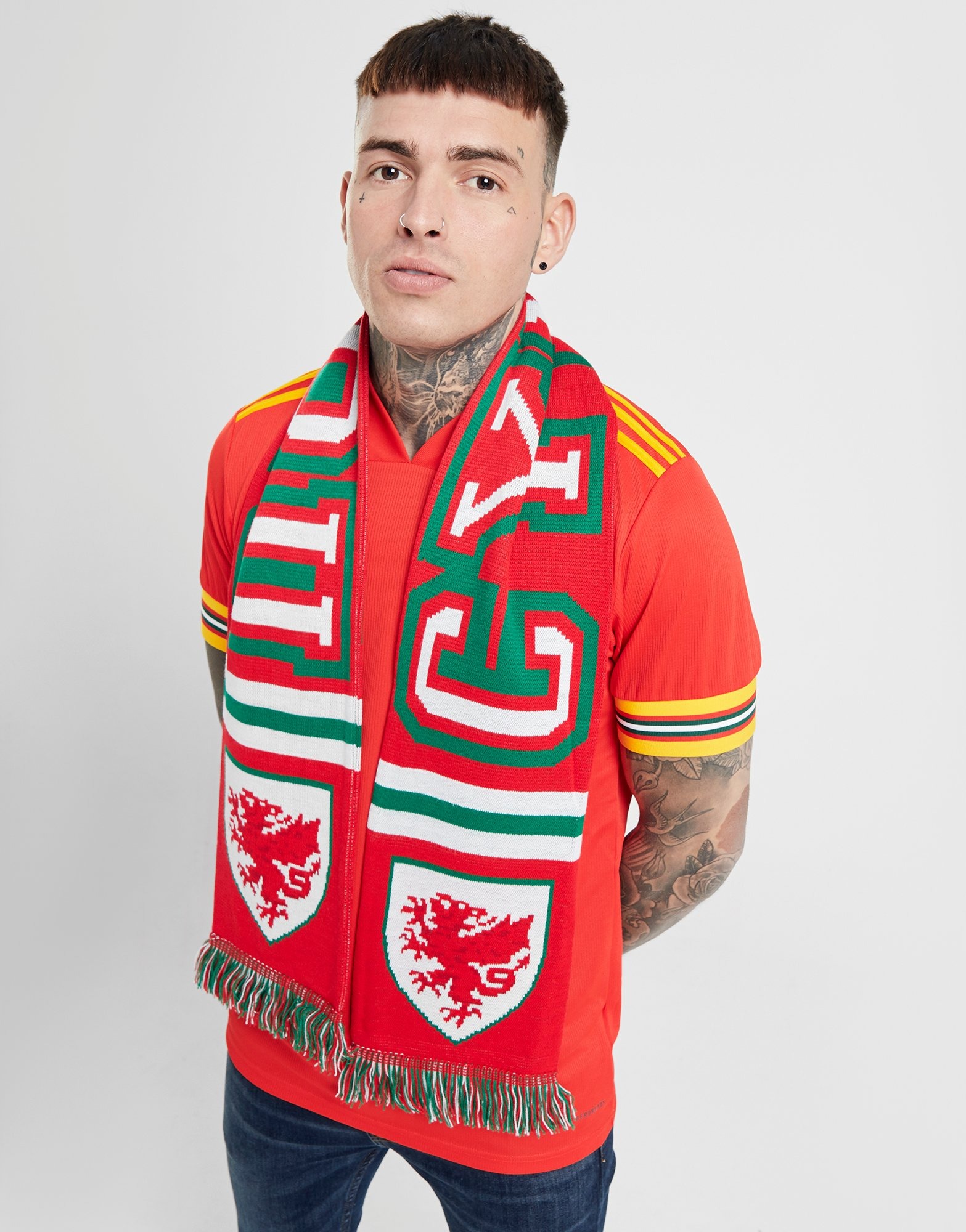 Official Team Wales Schal Rot JD Sports Österreich