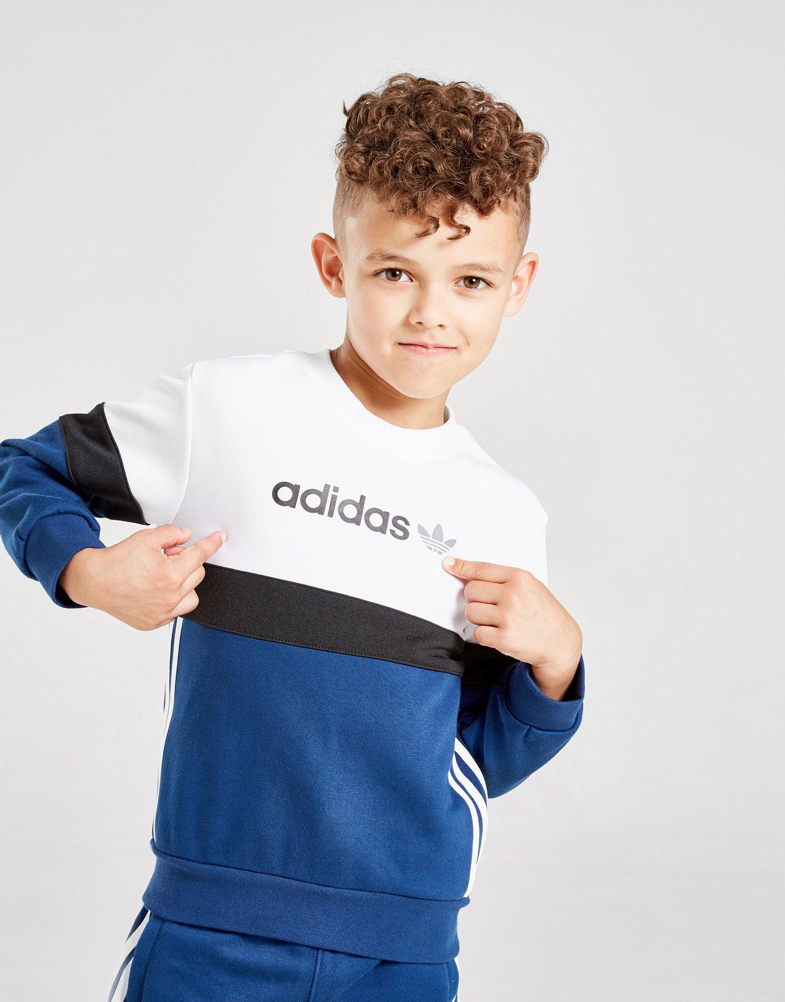 adidas crew neck tracksuit