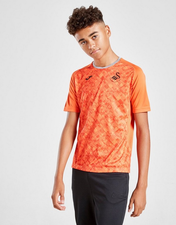 Joma Swansea City Fc Training Shirt Junior Orange Jd Sports