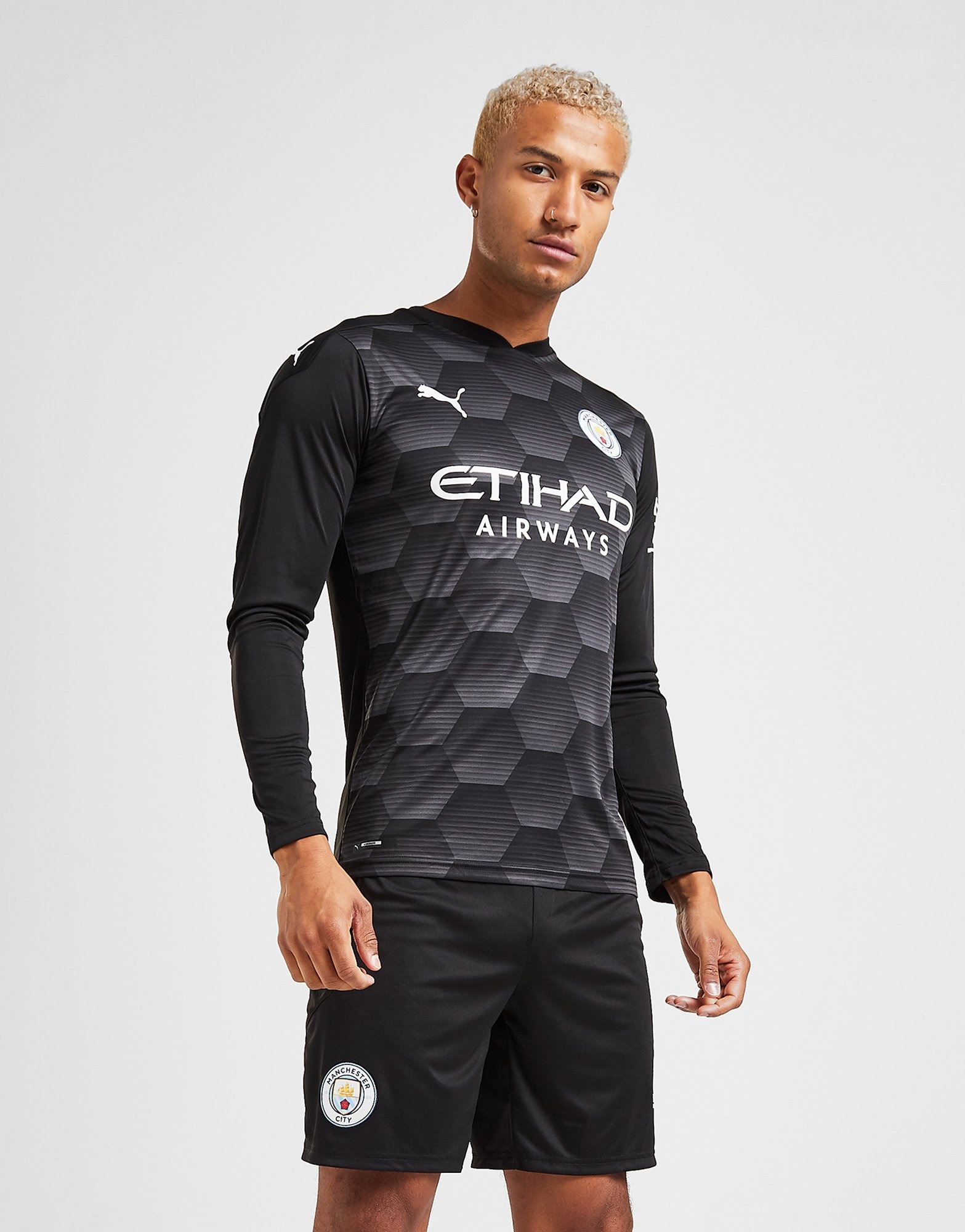 Black Puma Manchester City FC 2020/21 Home Goalkeeper ...