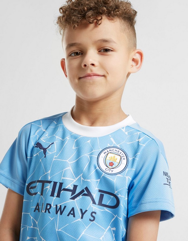 Blue PUMA Manchester City FC 2020/21 Home Kit Children | JD Sports