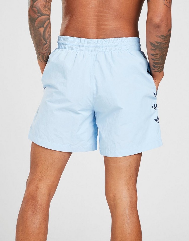 adidas originals swim shorts blue