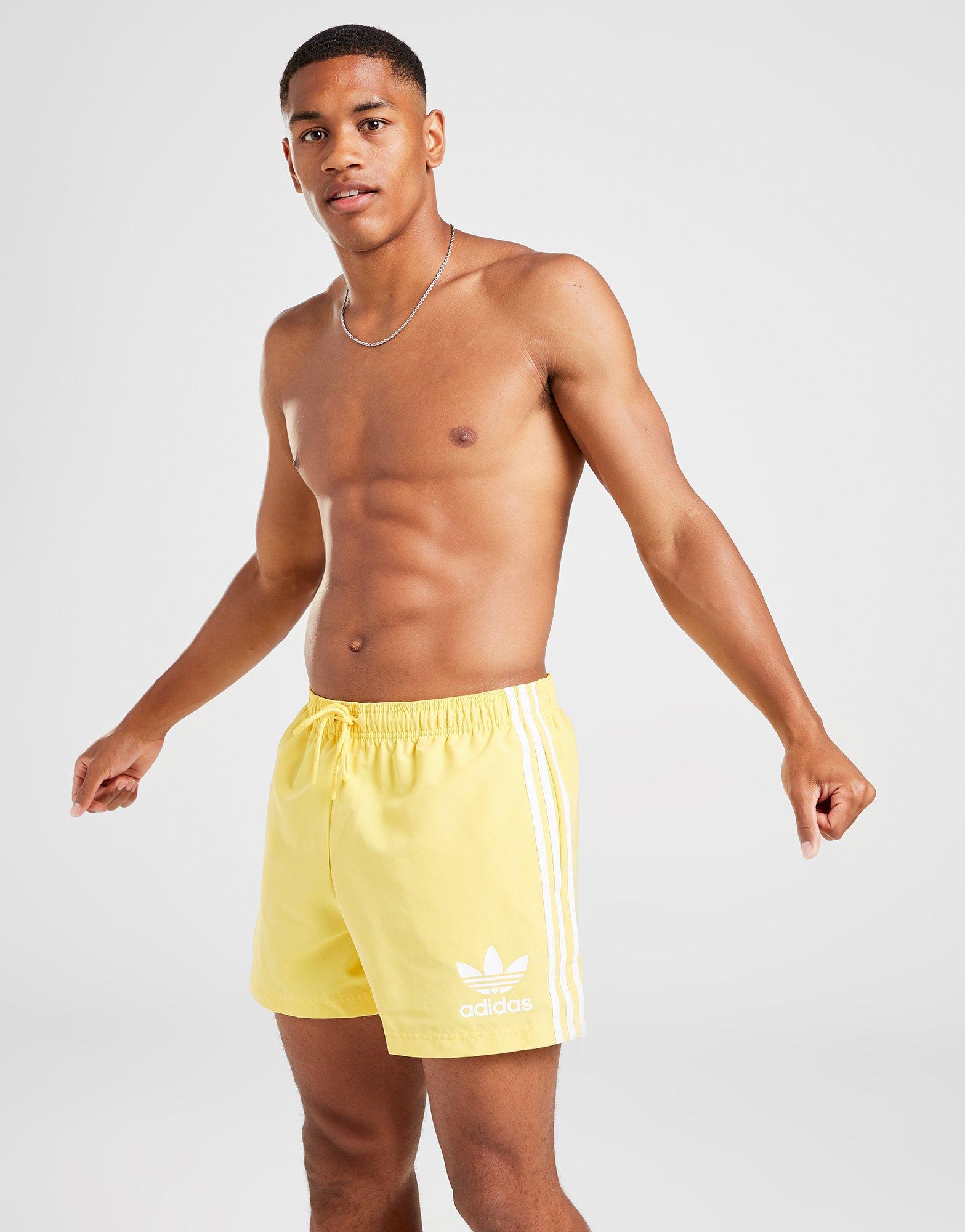 adidas california swim shorts yellow