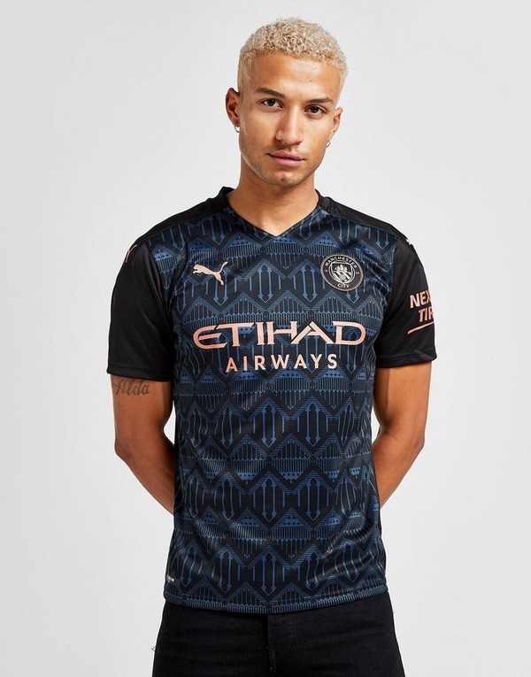 Puma Manchester City Fc 2020 21 Away Trikot Herren Schwarz Jd Sports