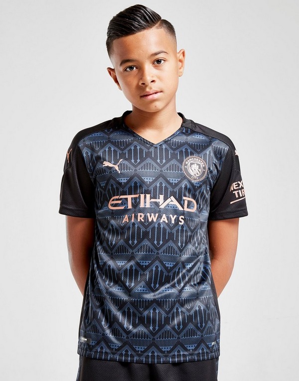 Black Puma Manchester City Fc 2020 21 Away Shirt Junior Jd Sports