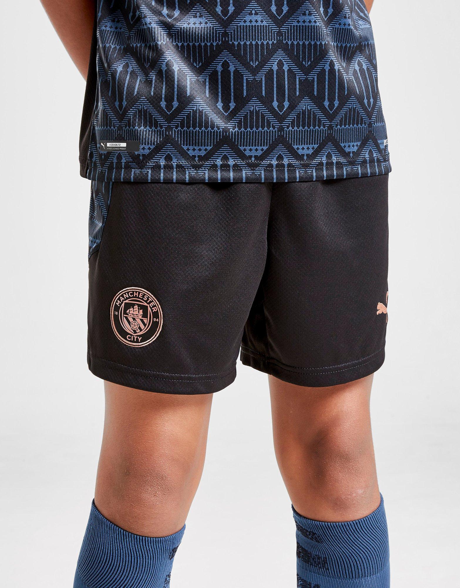 man city away shorts junior