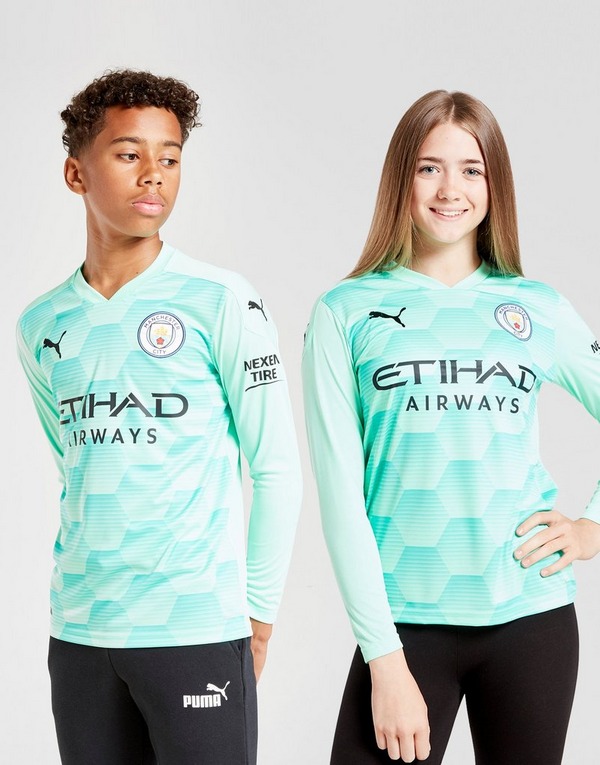 Puma Manchester City Fc 20 21 Away Torwart Trikot Kinder Grun Jd Sports Osterreich