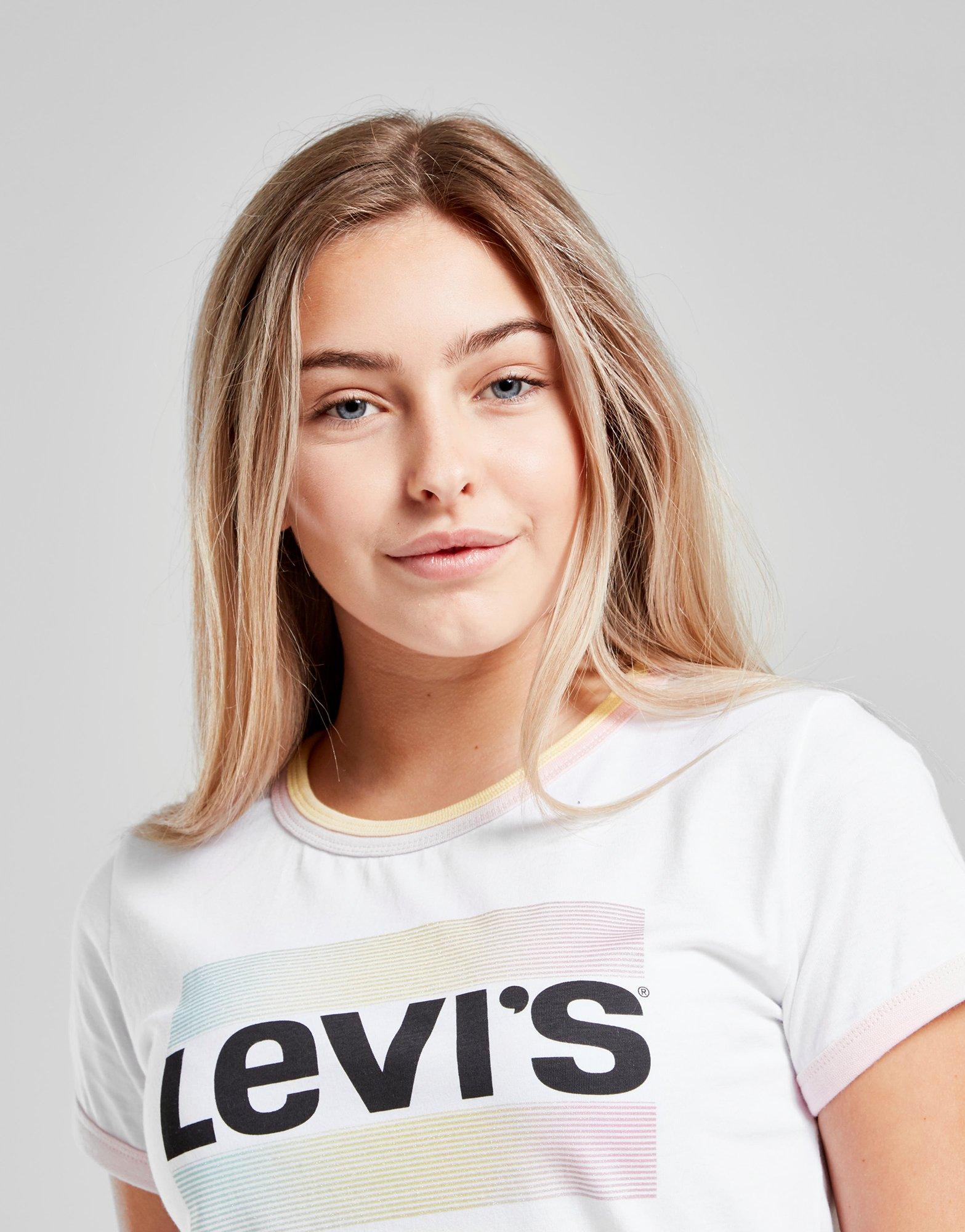 levis rainbow t shirt