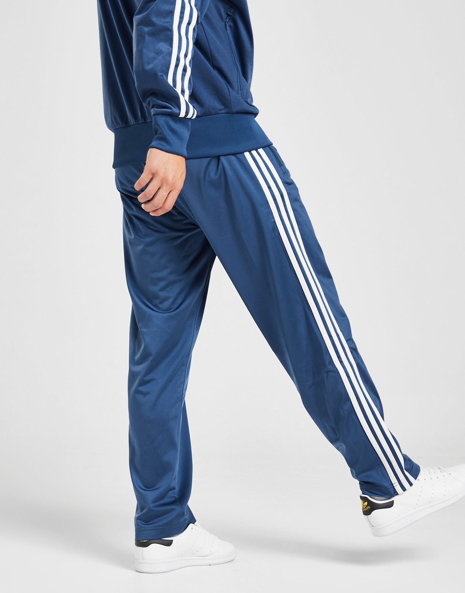 blue adidas pants