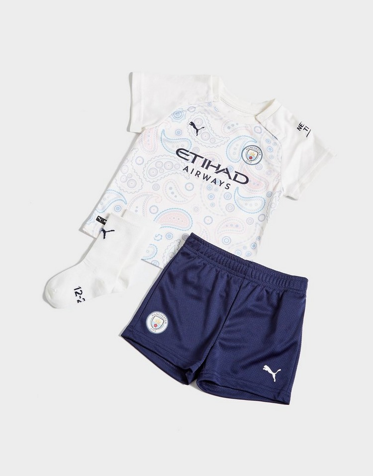 Buy Puma Manchester City FC 2020/21 Third Kit Infant | JD ...