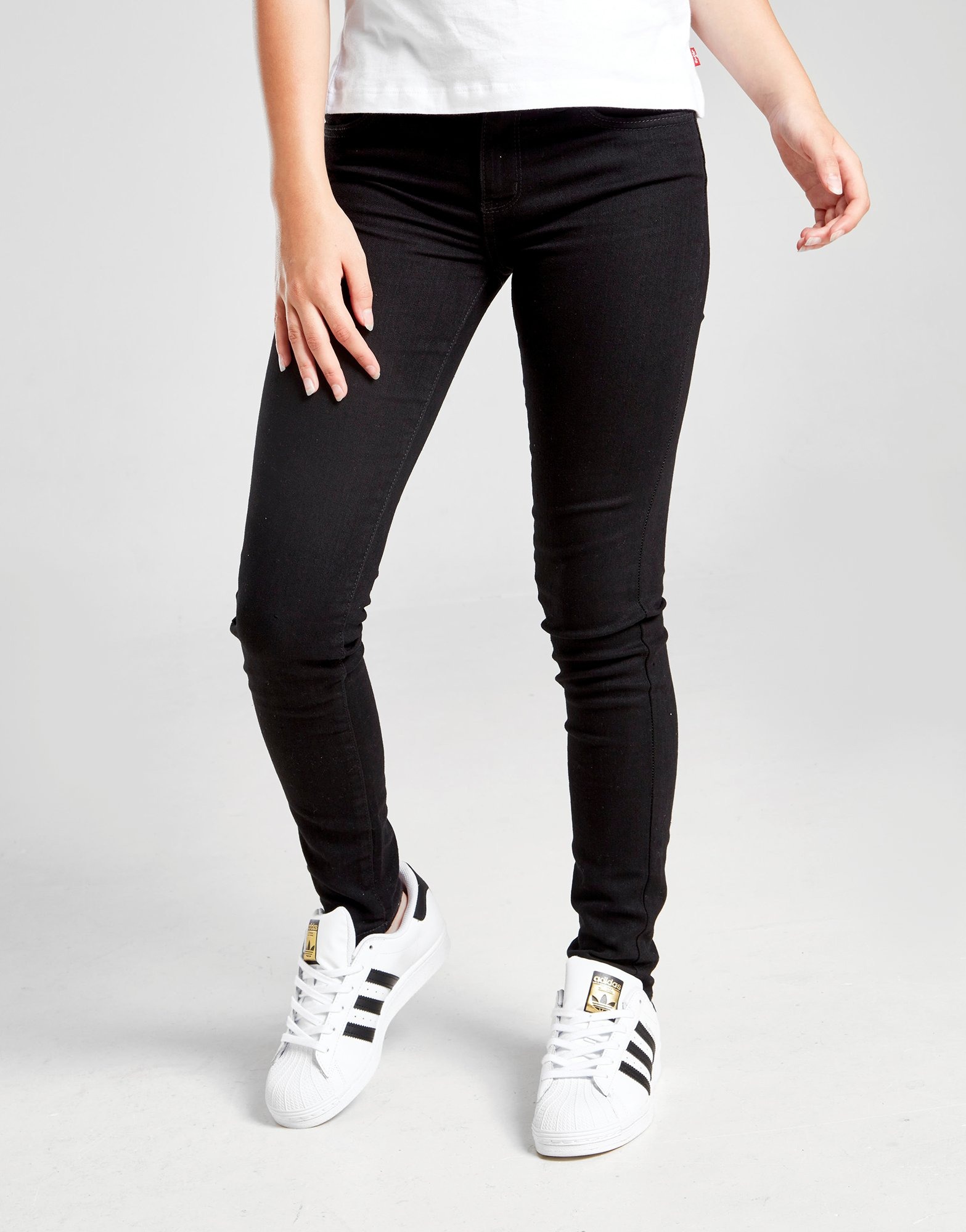 Buy Black Levis Girls' 710 Super Skinny Jeans Junior JD Sports JD