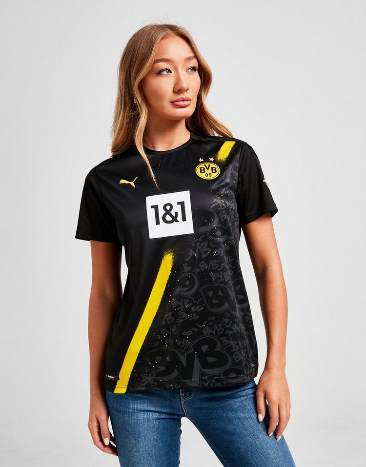 Black Puma Borussia Dortmund 2020/21 Away Shirt Women's ...