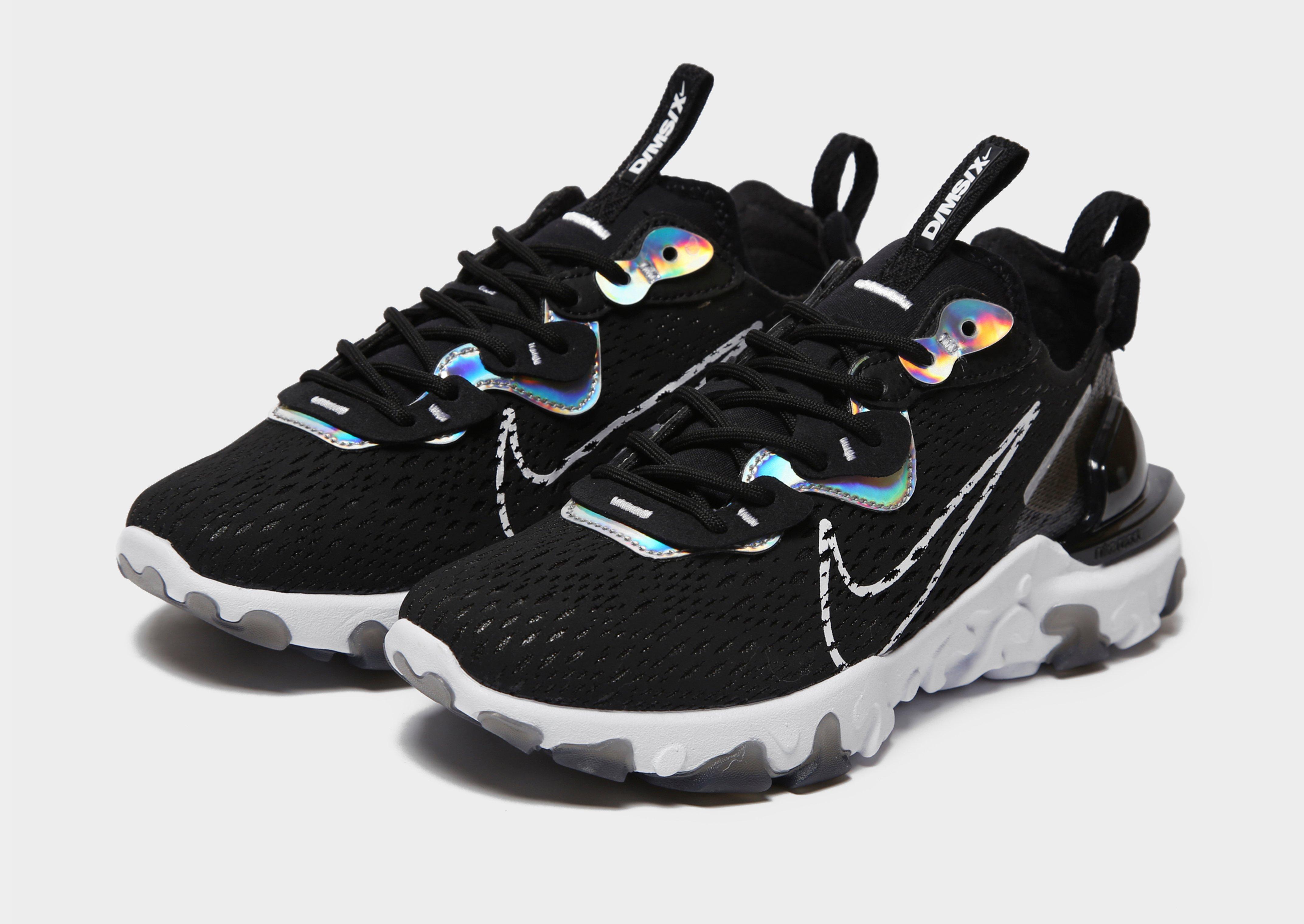 womens nike react black