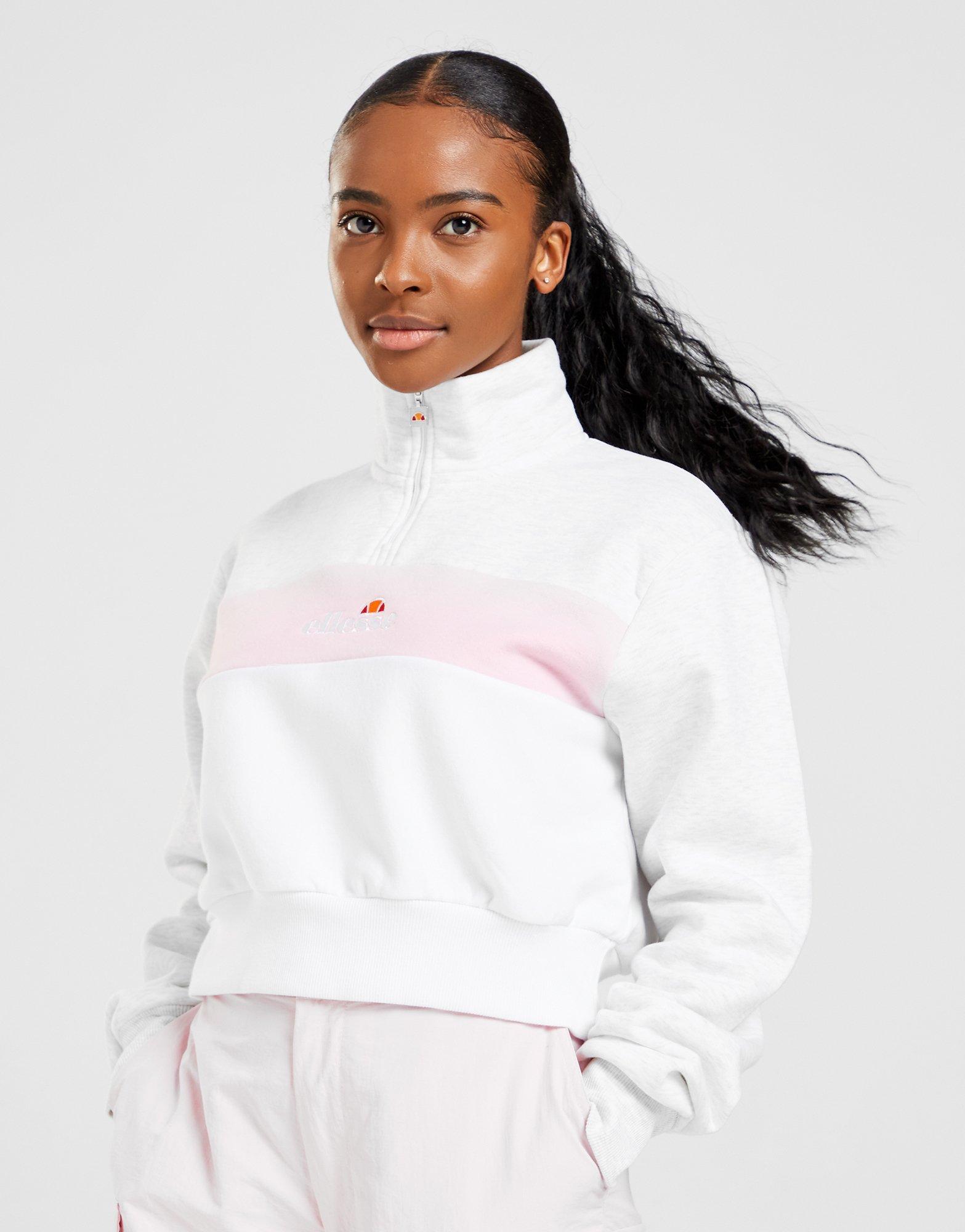 adidas originals 90's colour block crop hoodie