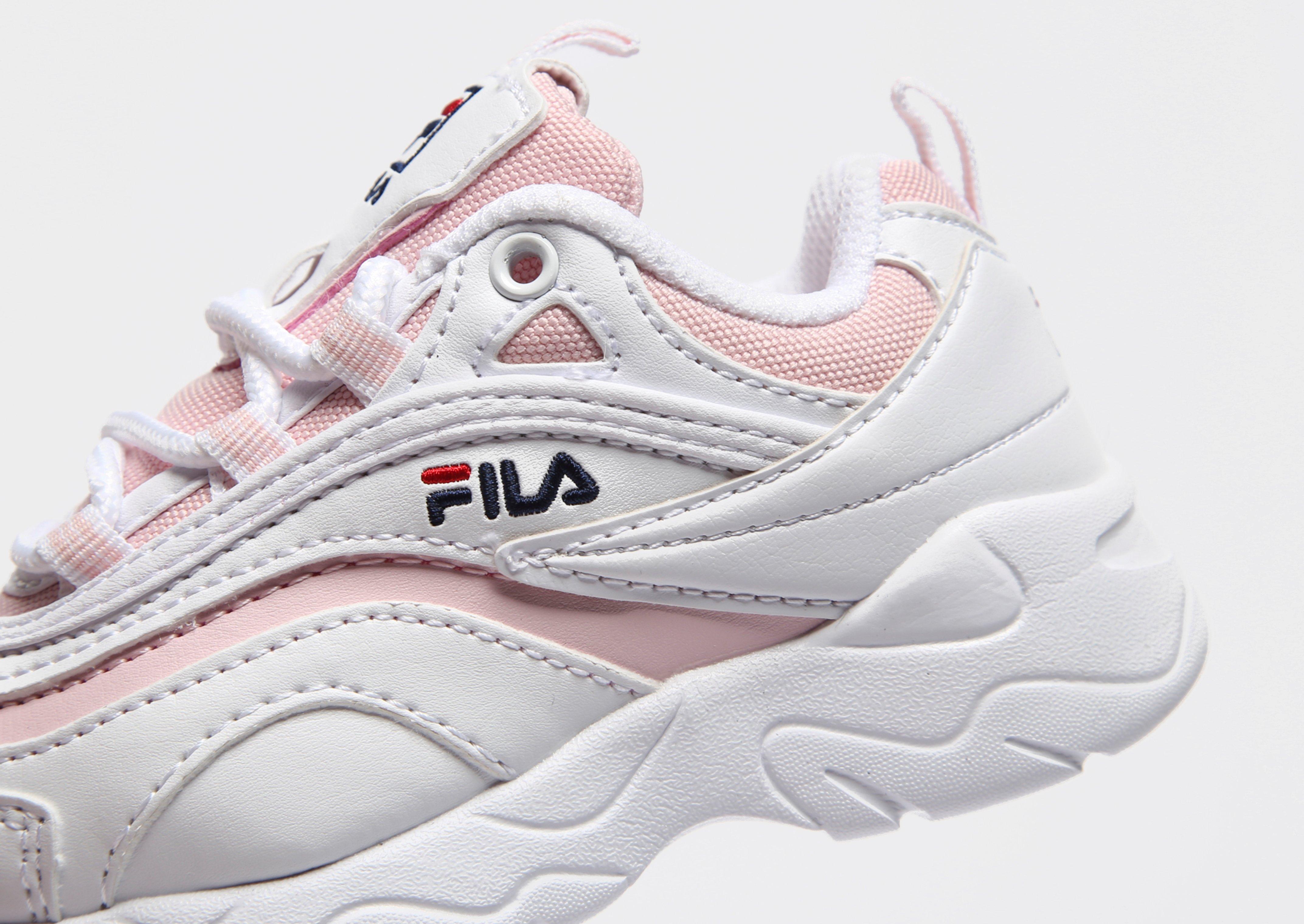fila baby pink shoes