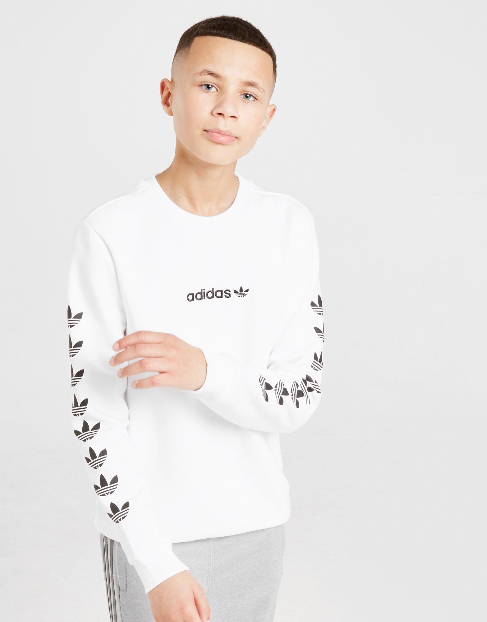 adidas originals trefoil crew sweatshirt