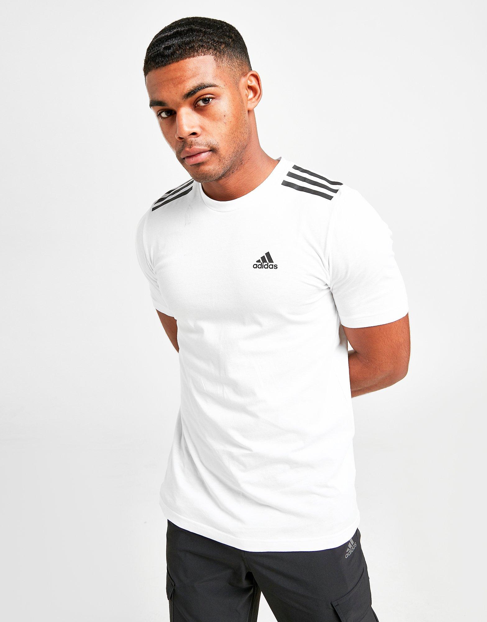 tee shirt adidas noir et blanc homme