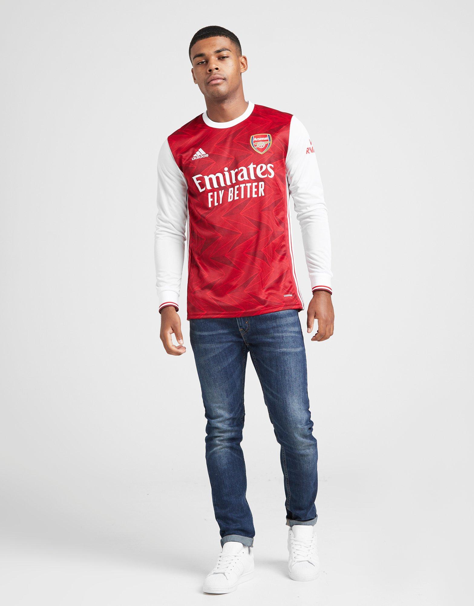 arsenal home kit long sleeve