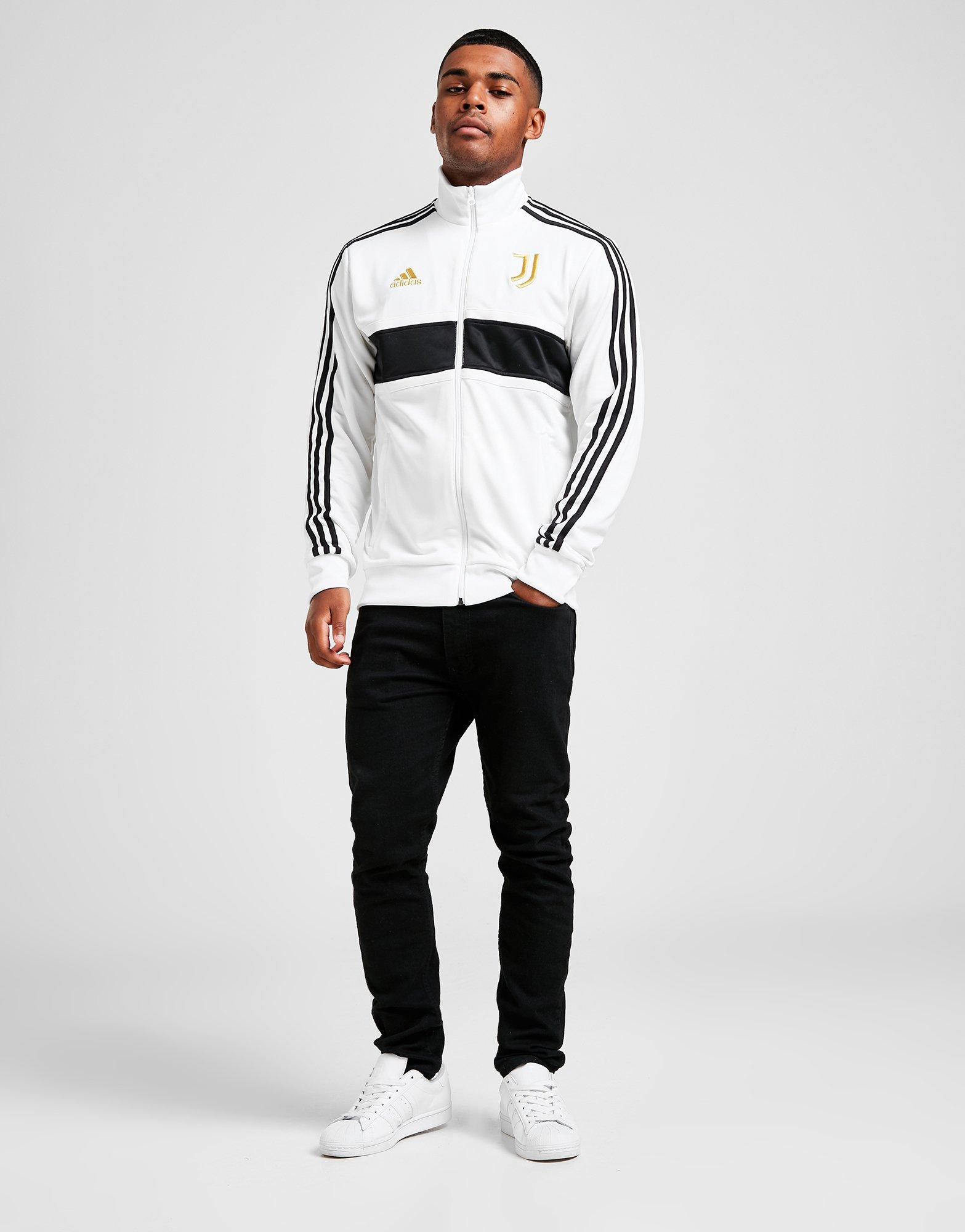 Buy White adidas Originals Juventus 3-Stripes Track Top