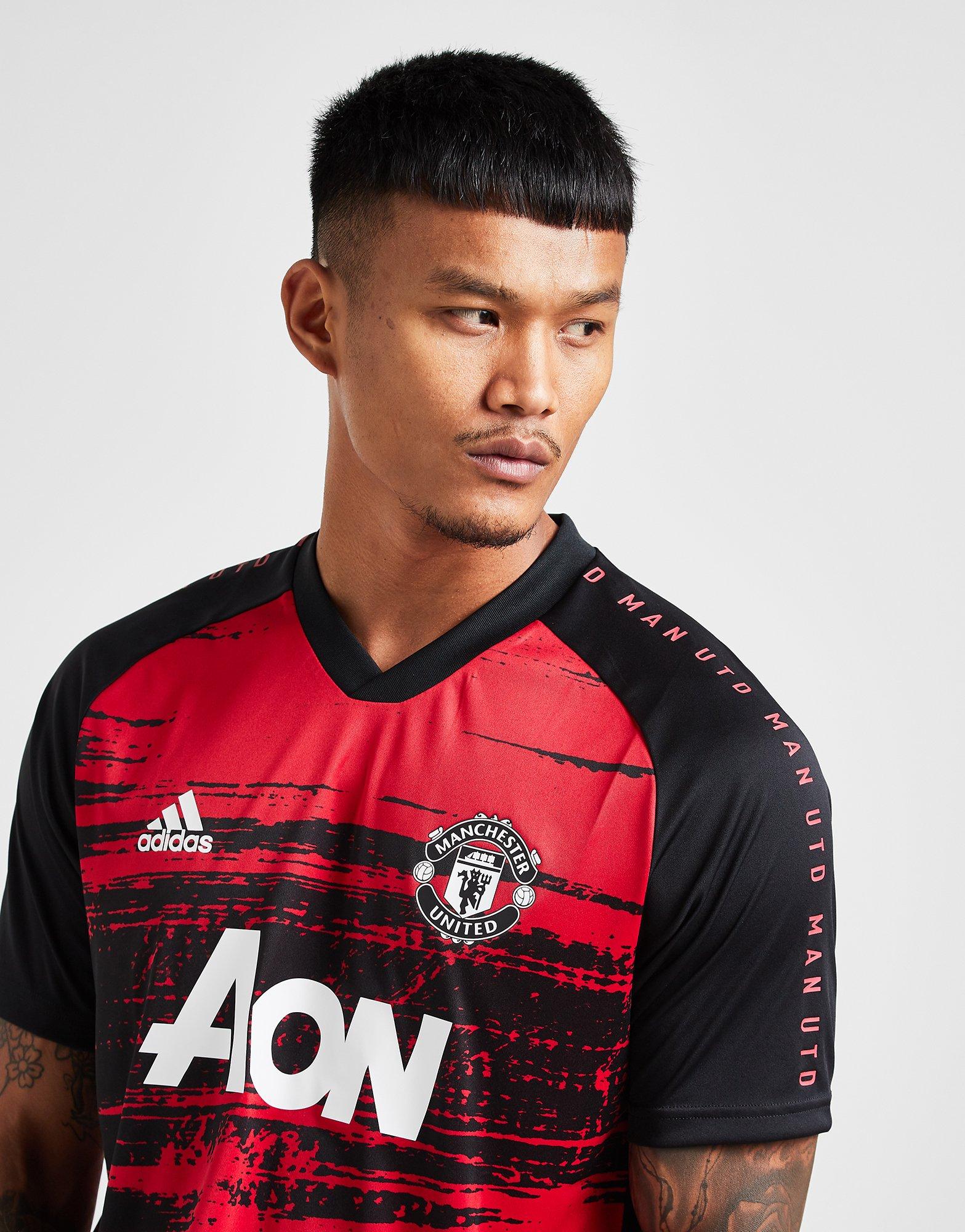 manchester united pre match jersey