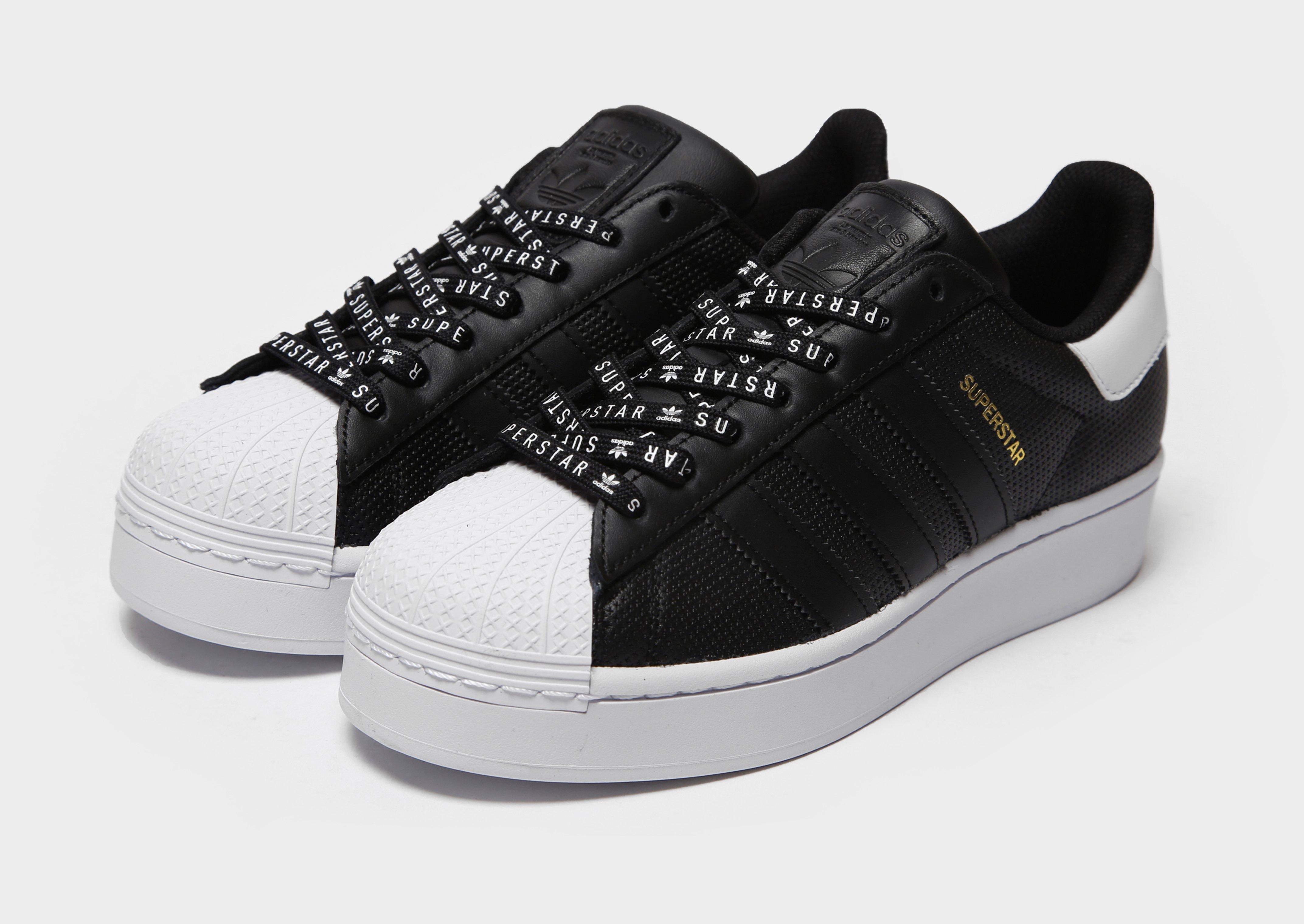 adidas superstar bold black