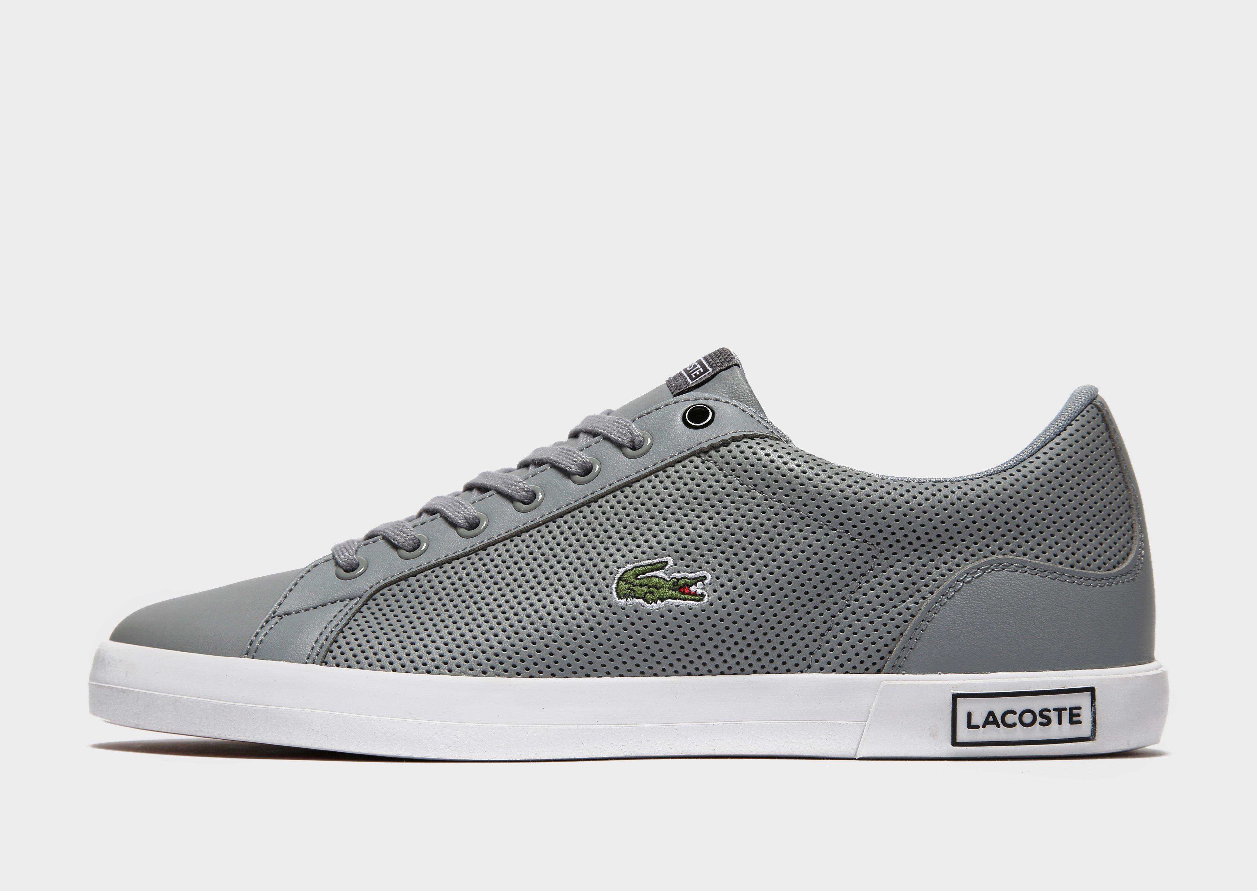 lacoste gray shoes