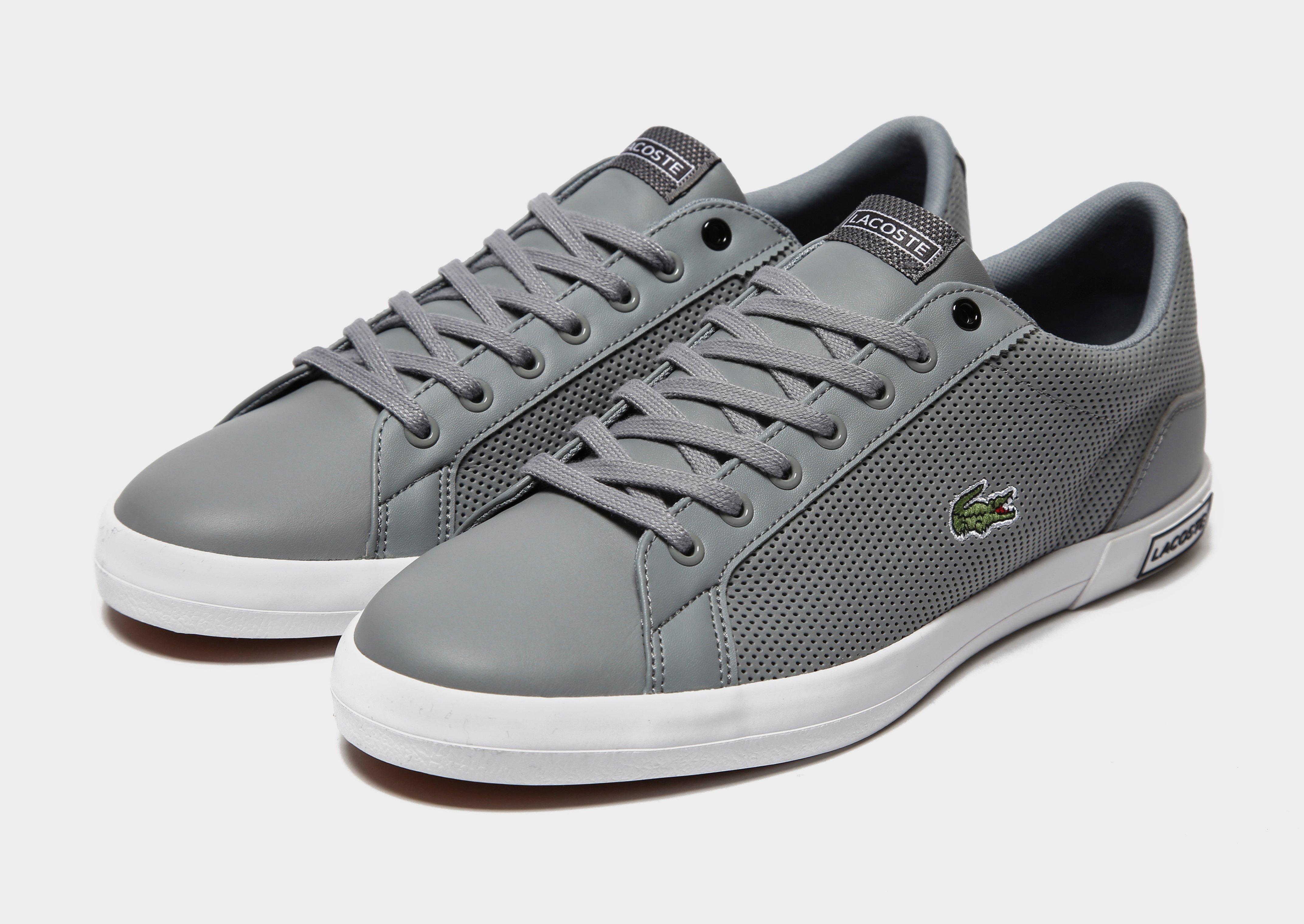 lacoste lerond trainers grey