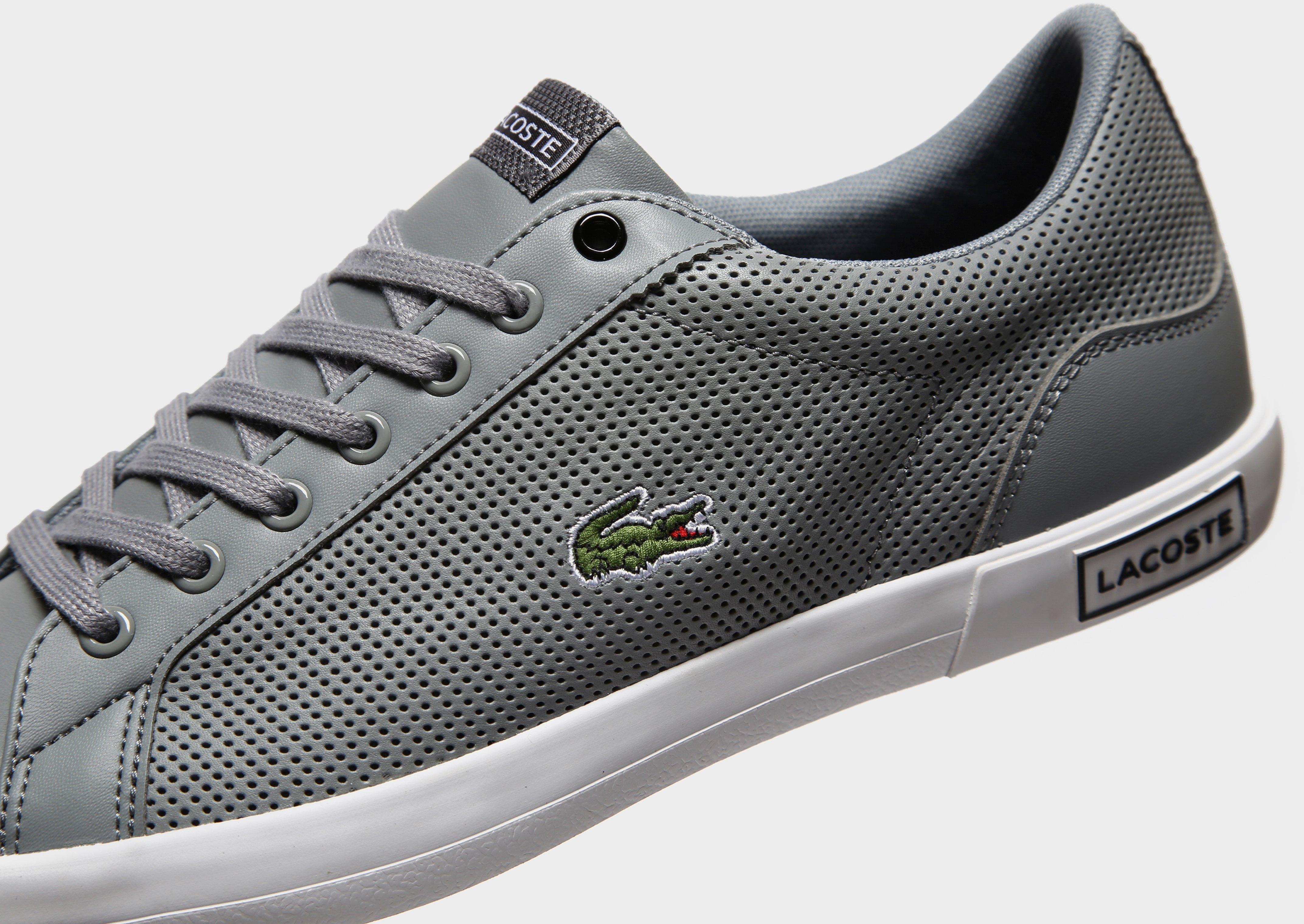 lacoste lerond trainers grey