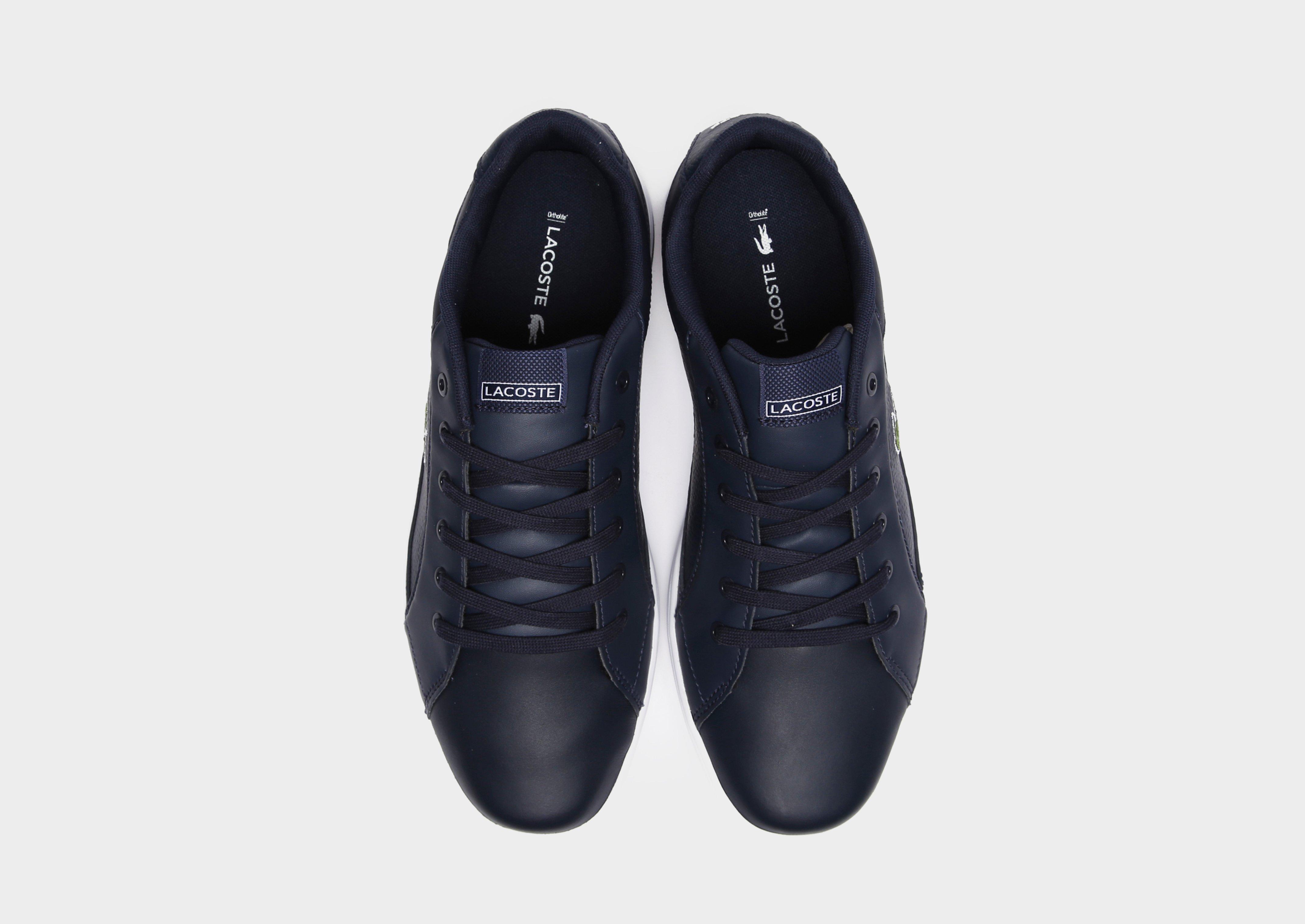 lacoste deviation leather black