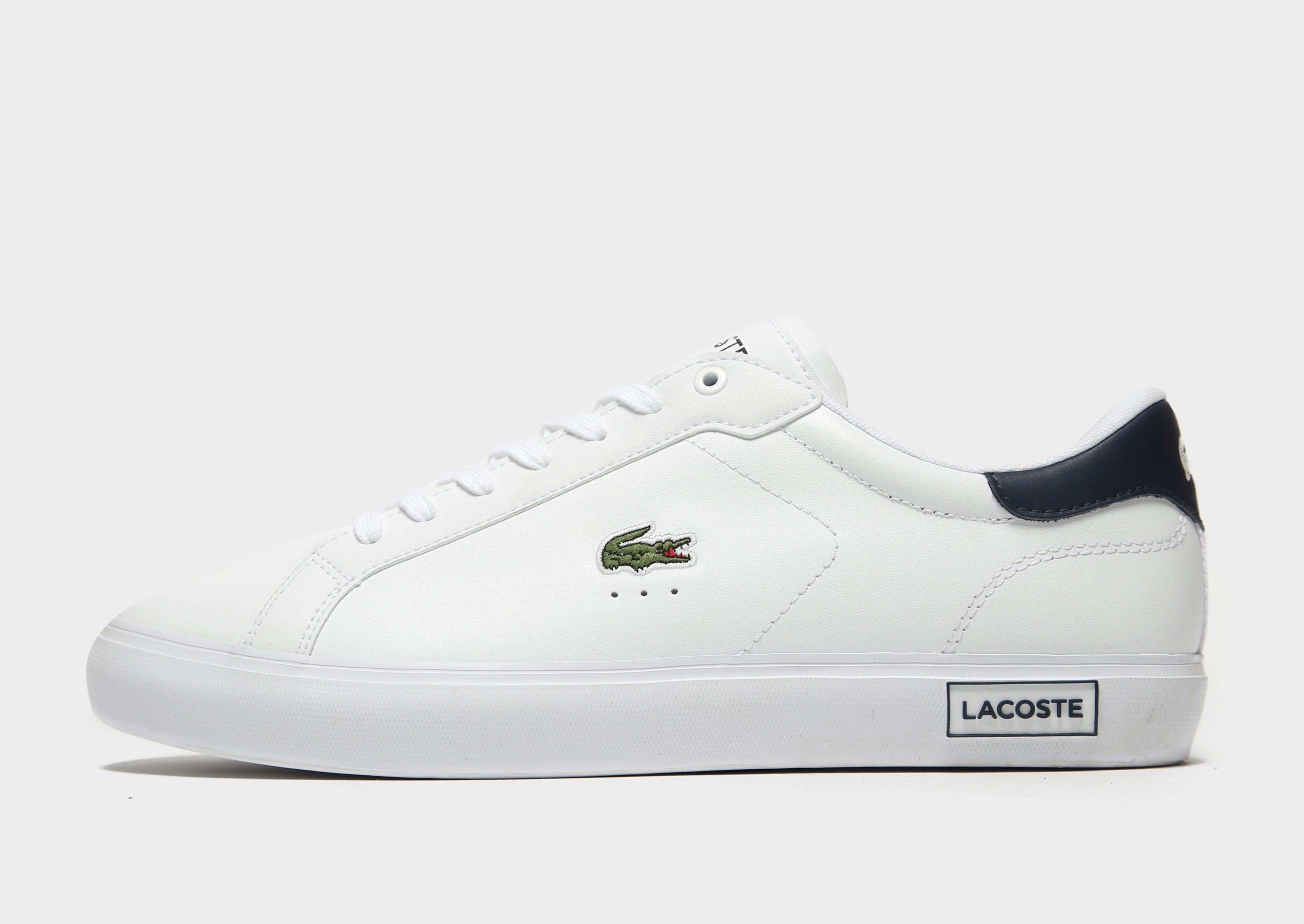 chaussure lacoste blanc homme