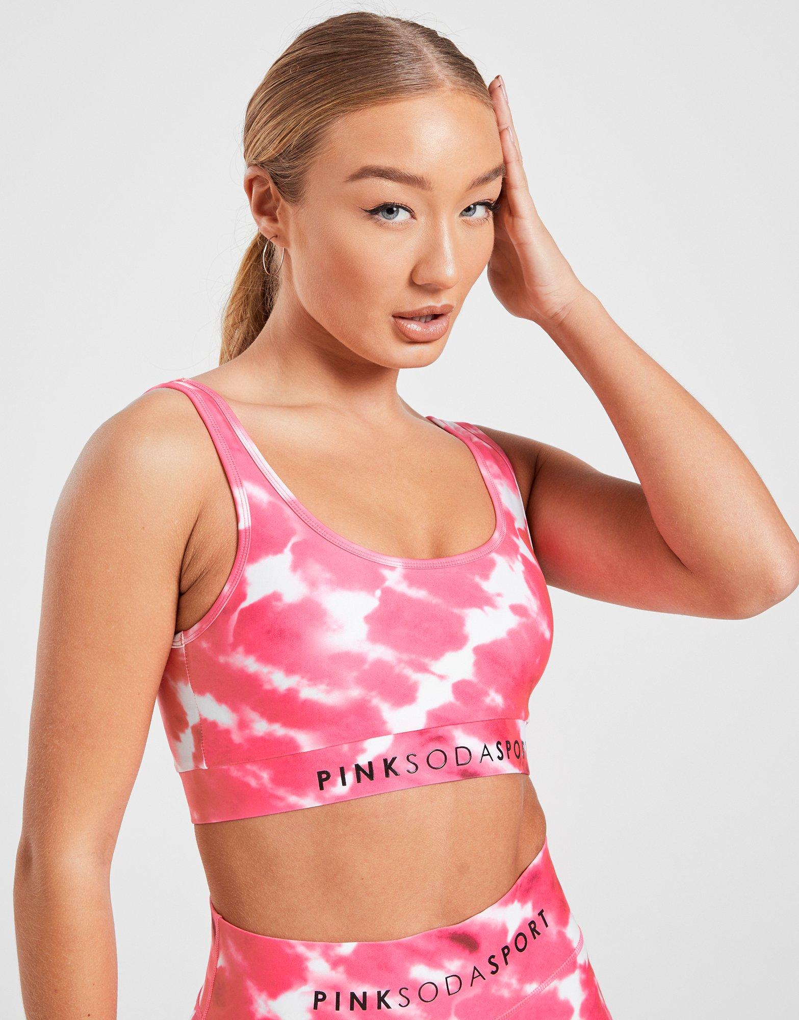 pink soda sports bra