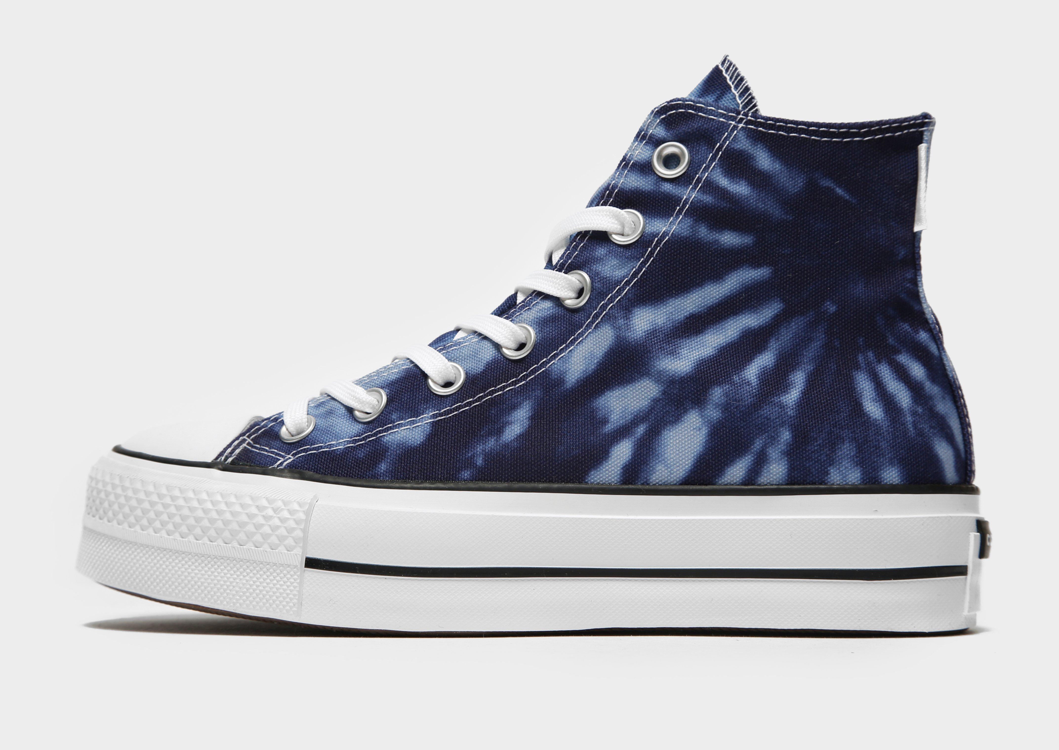 converse all star tie dye platform