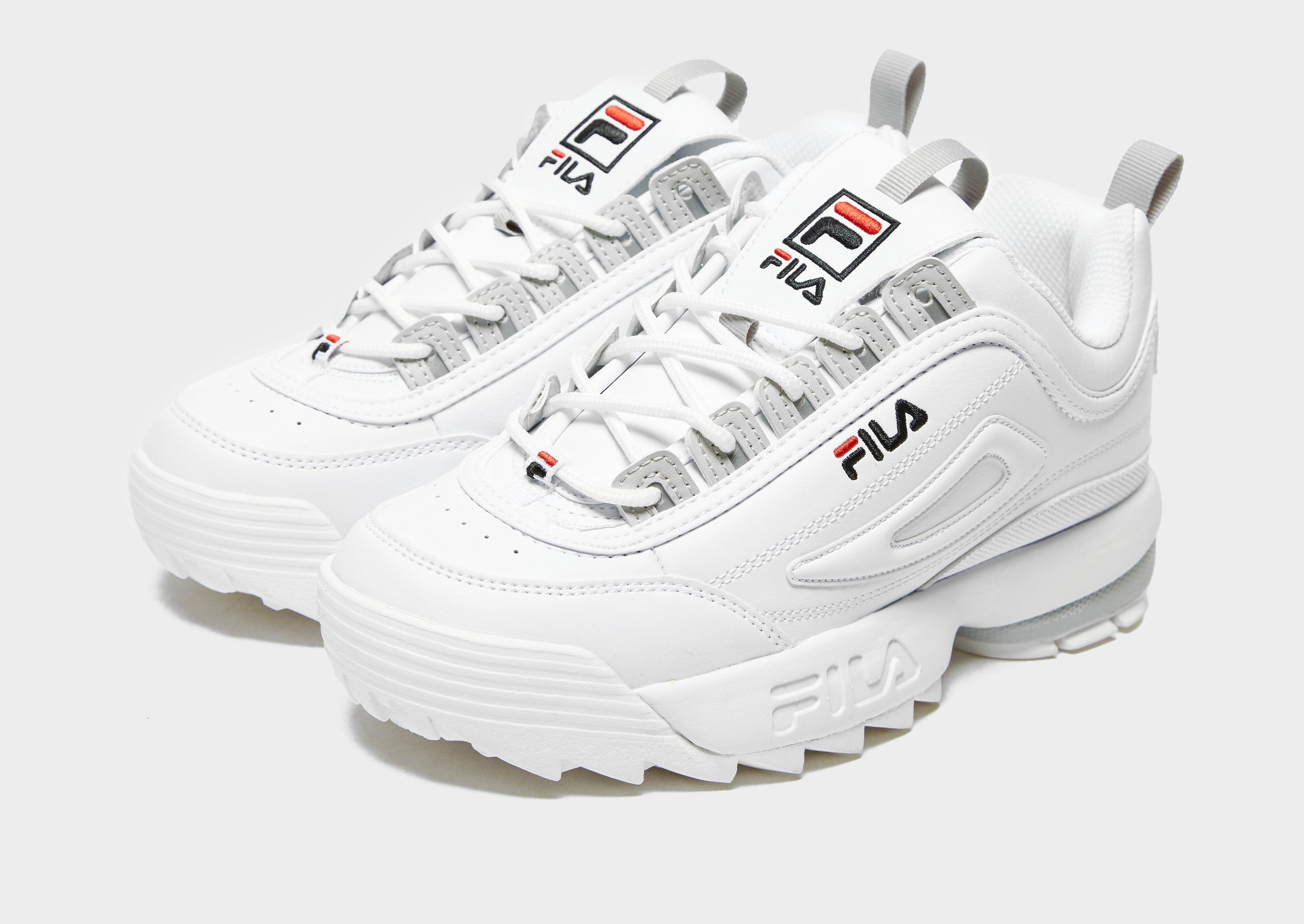 fila disruptor 2 junior white