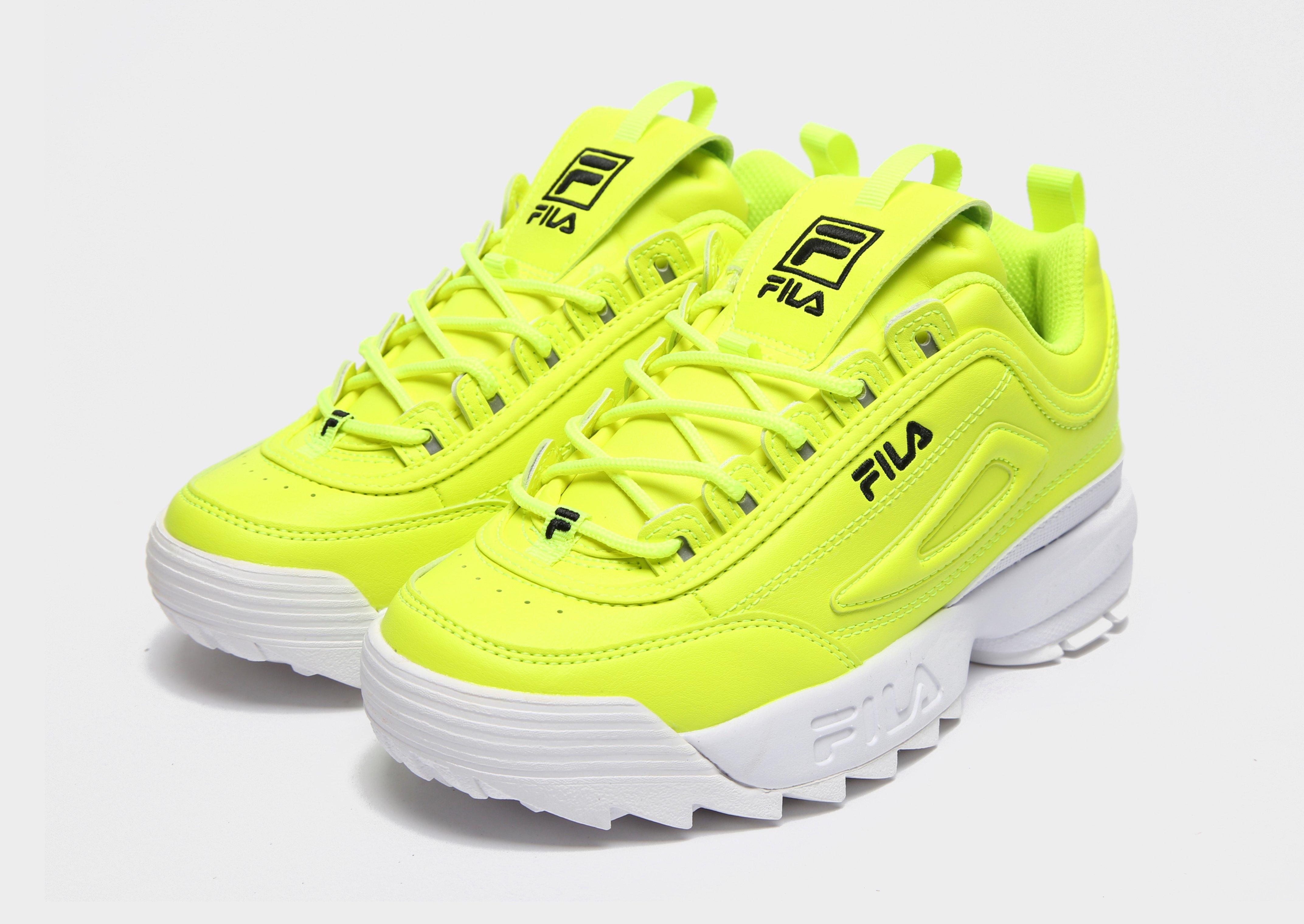 fila shoes disruptor 2 yellow