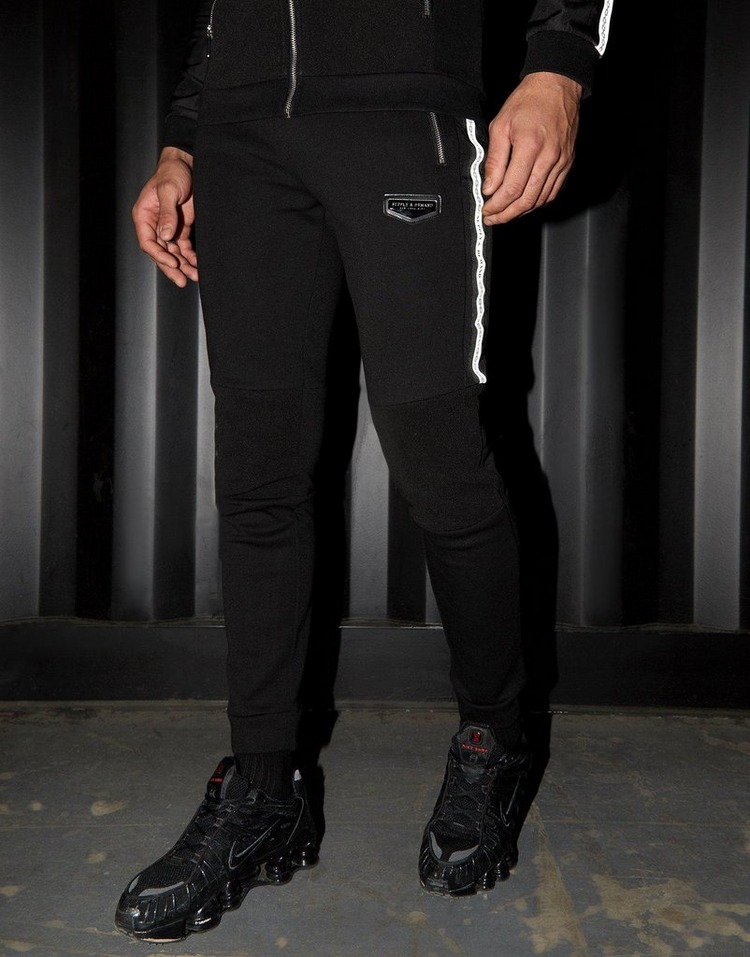 Buy Black Supply & Demand Stripe Joggers JD Sports JD Sports Ireland