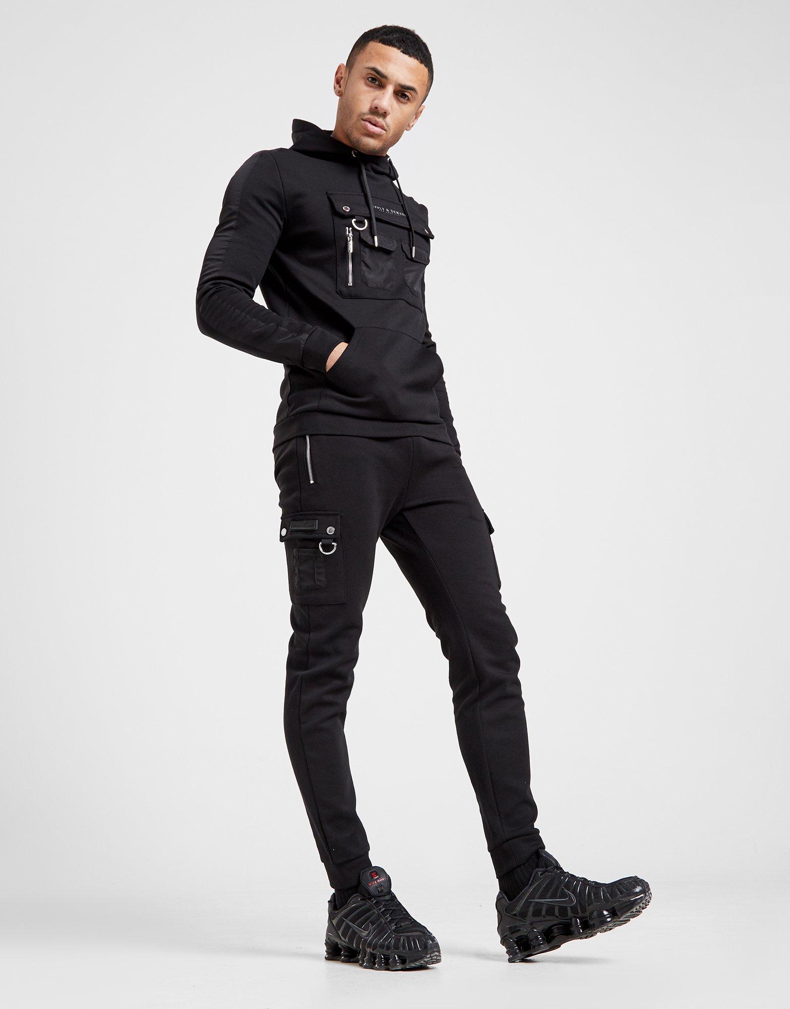 black supply and demand tracksuit