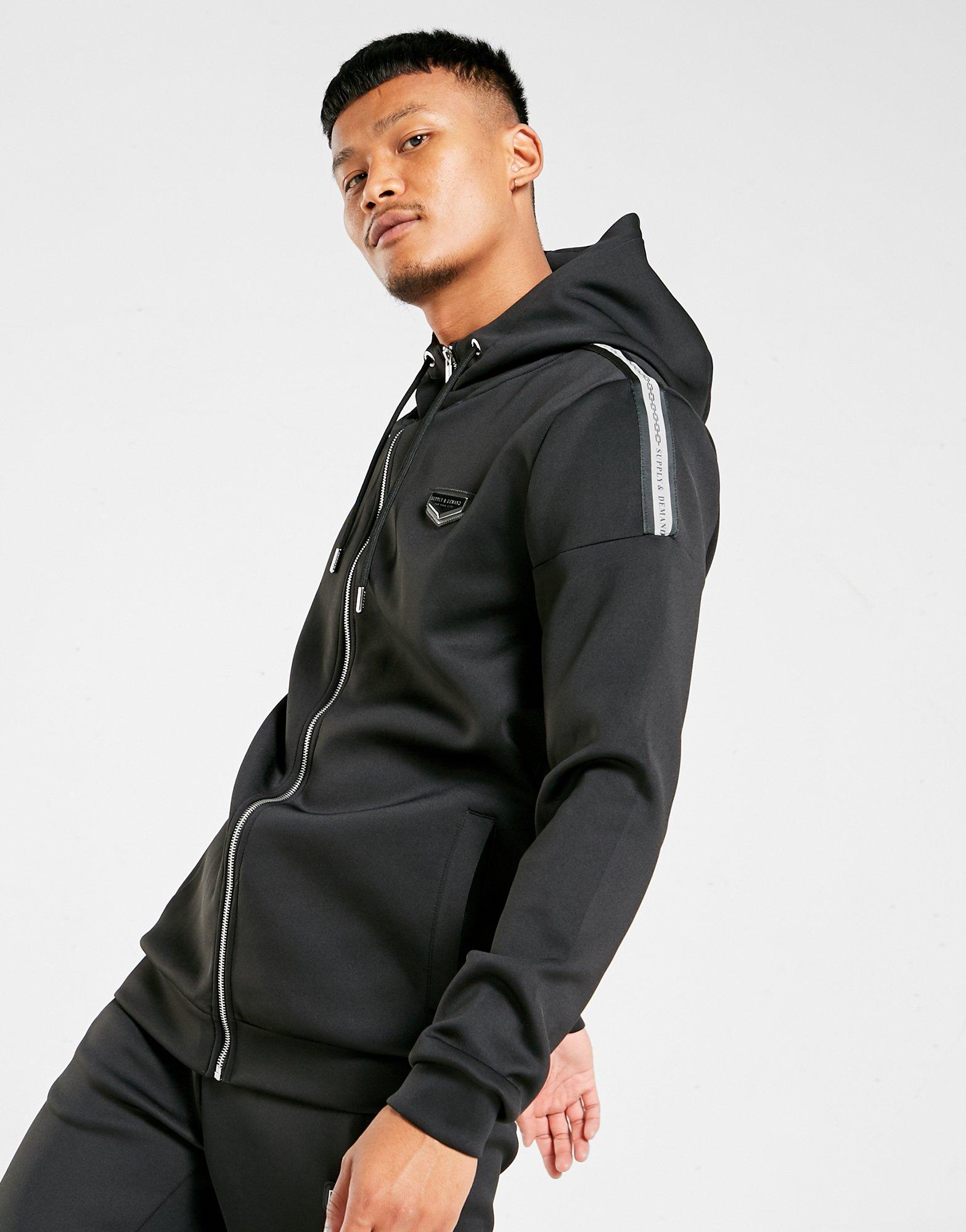 black supply and demand tracksuit