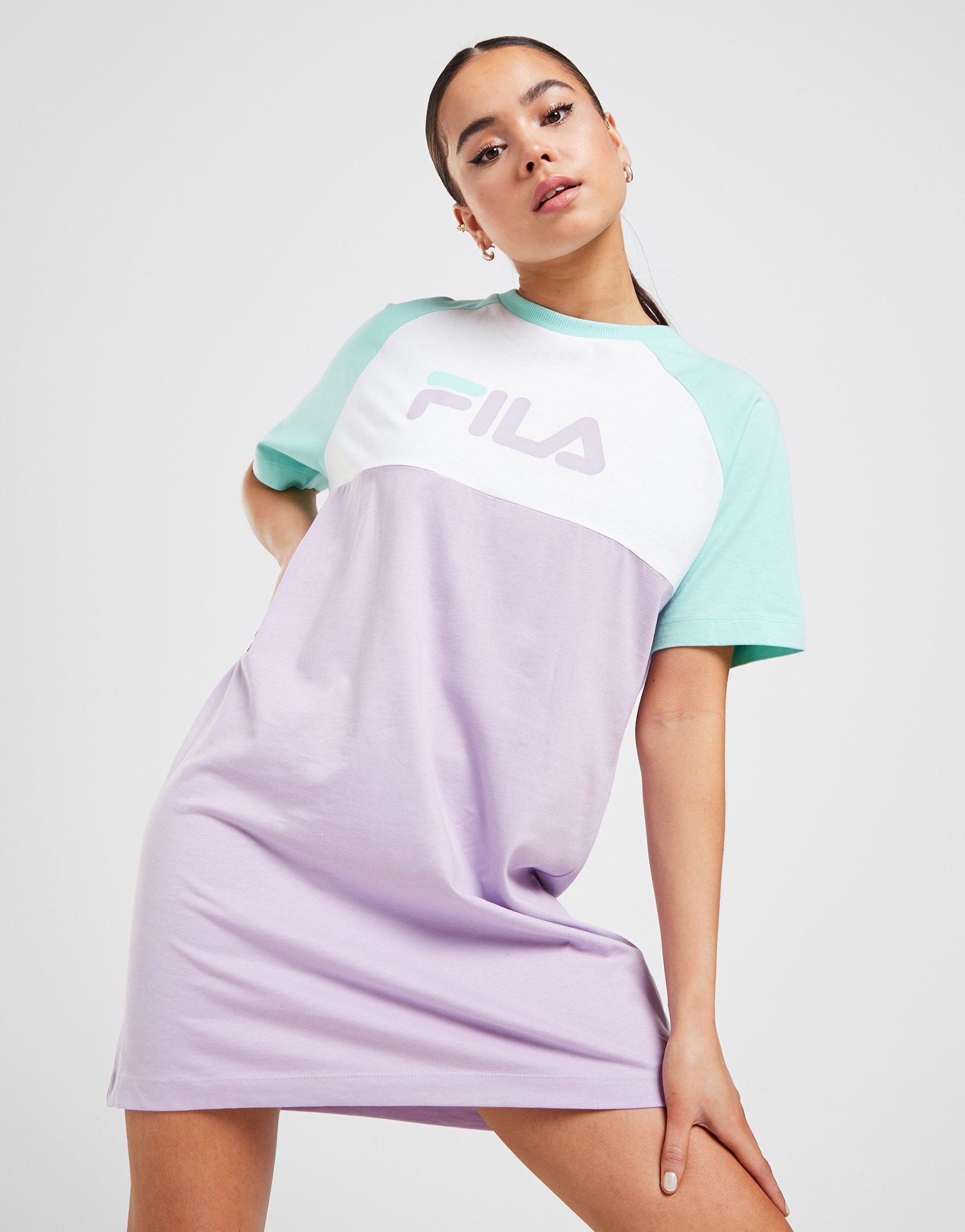 purple fila dress