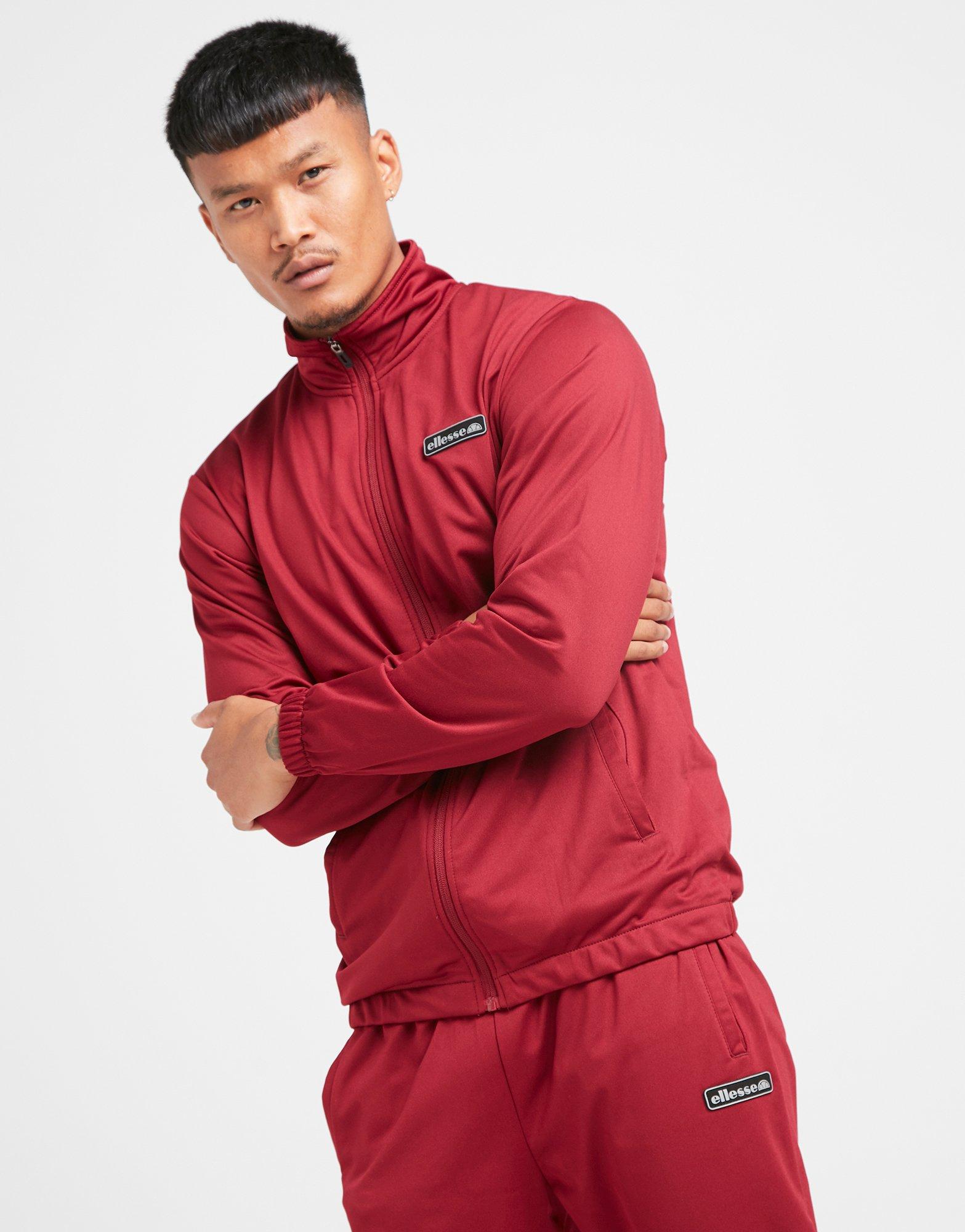 ellesse red tracksuit