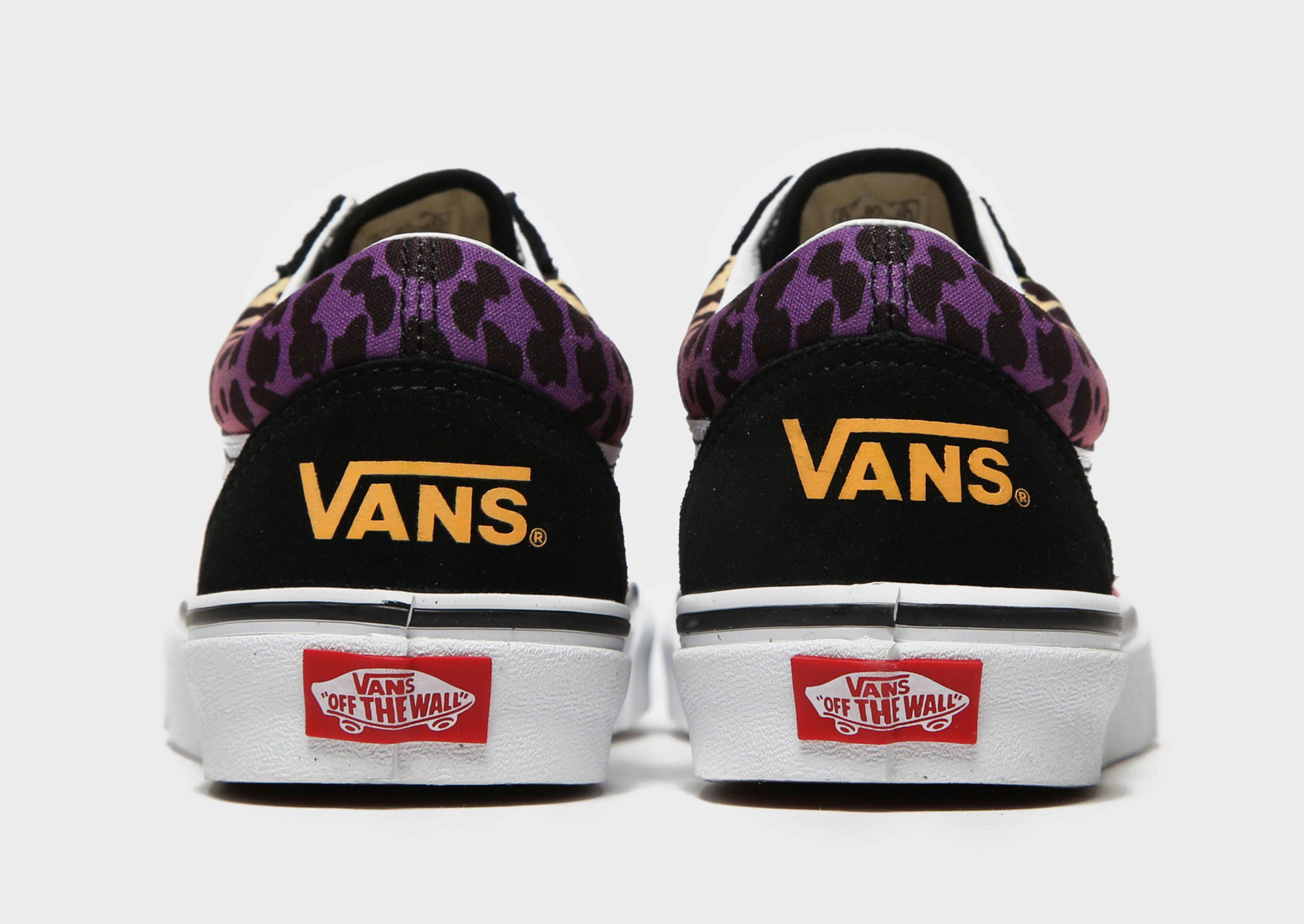 jd sports leopard vans