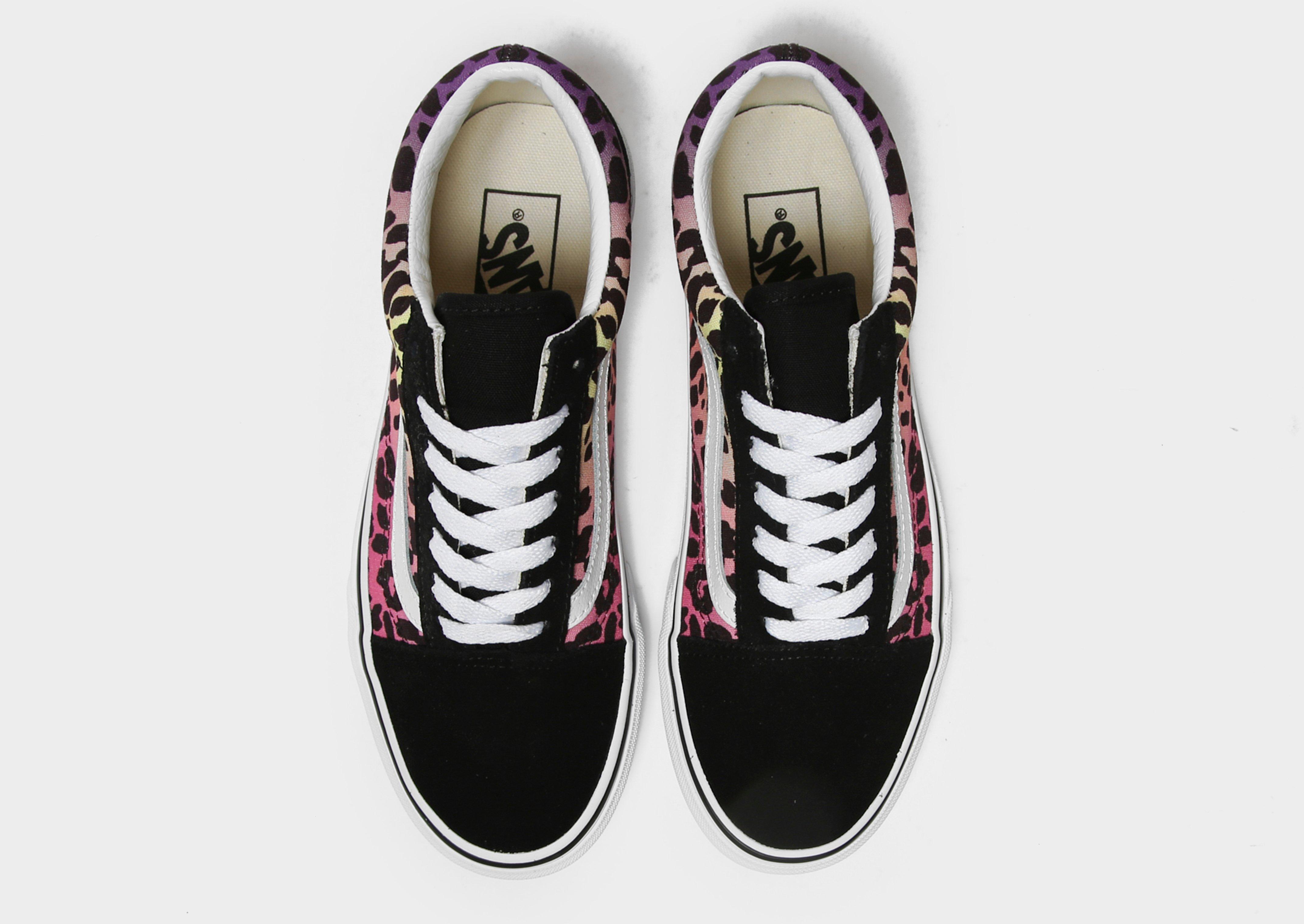 jd sports leopard vans