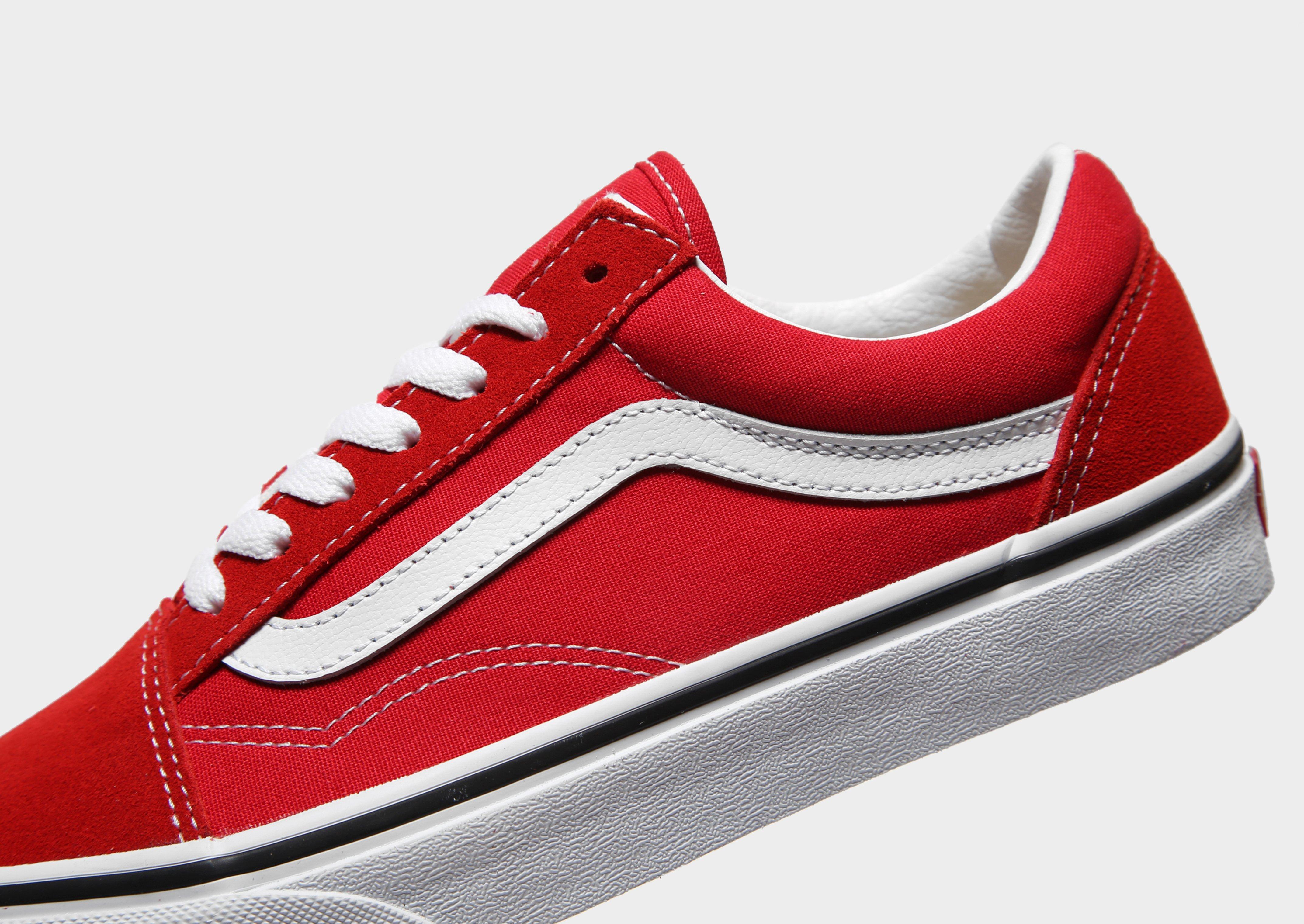 all red vans old skool