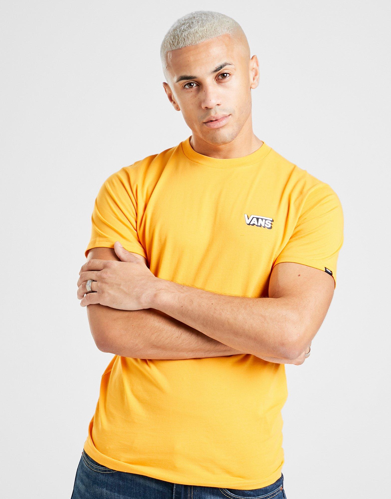 vans t shirt yellow